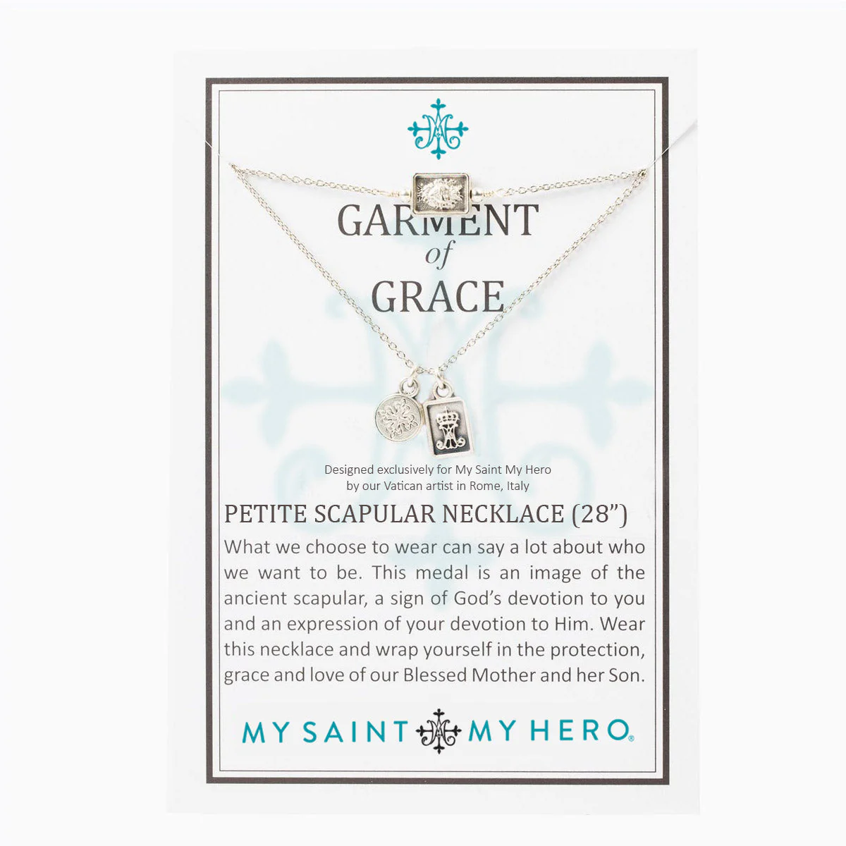 Garment of Grace Petite Scapular Necklace - Image 8