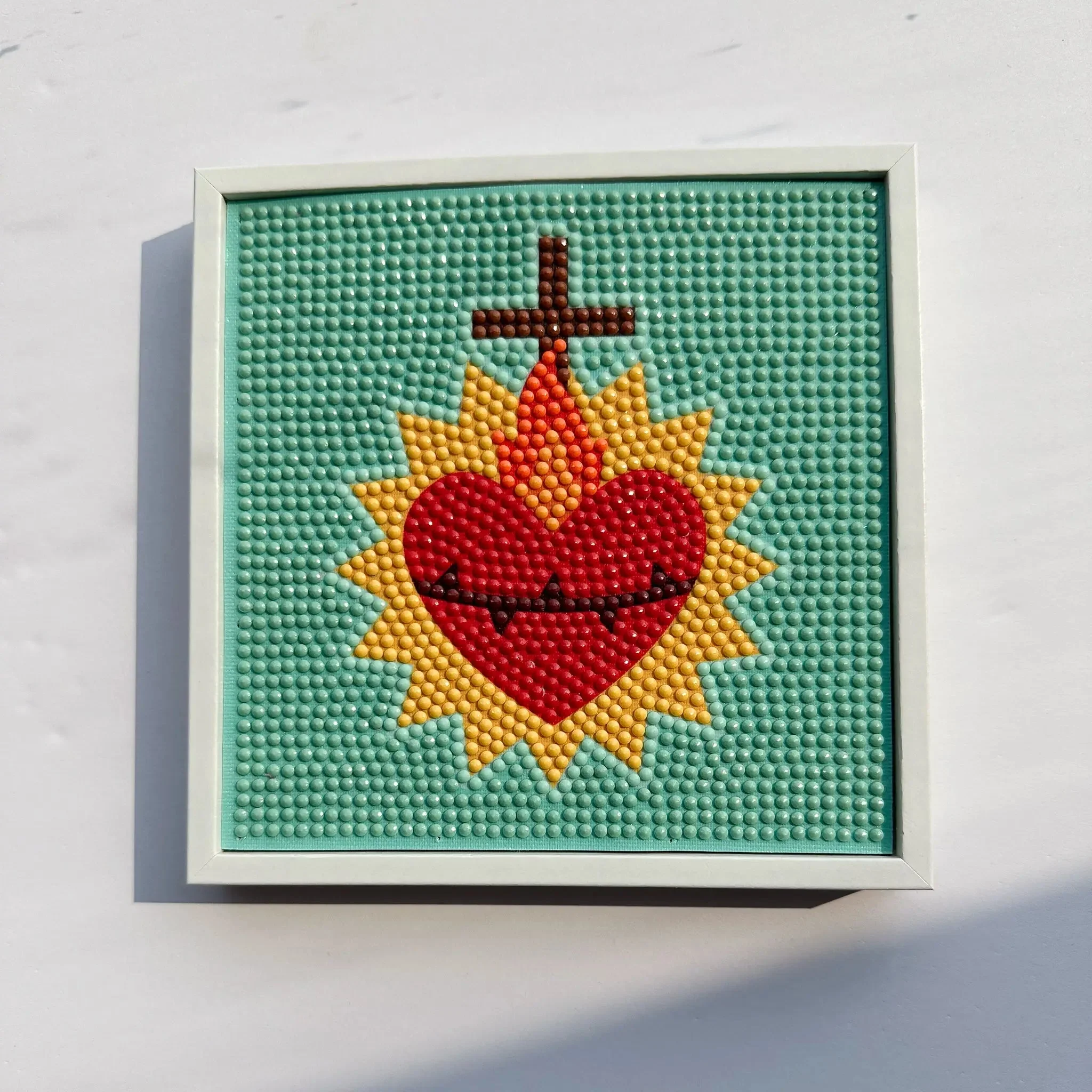 Gem Art Craft Kit Sacred Heart of Jesus - Image 9