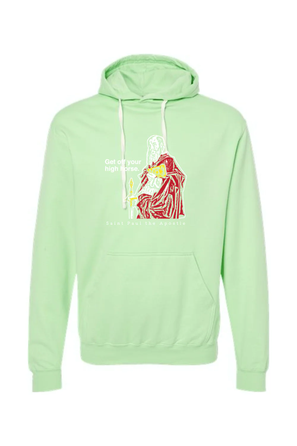 Get Off Your High Horse - St. Paul the Apostle Hoodie Sweatshirt - Image 10