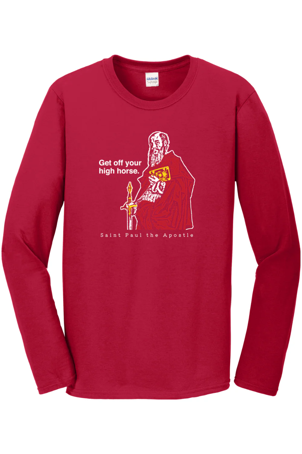 Get Off Your High Horse - St. Paul the Apostle Long Sleeve - Image 2