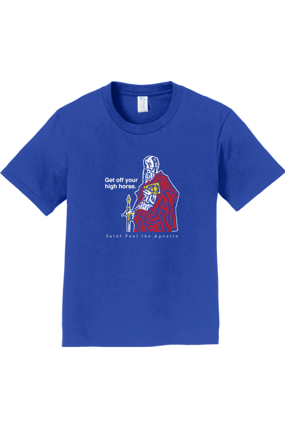 Get Off Your High Horse - St. Paul the Apostle - Youth T-Shirt - Image 3