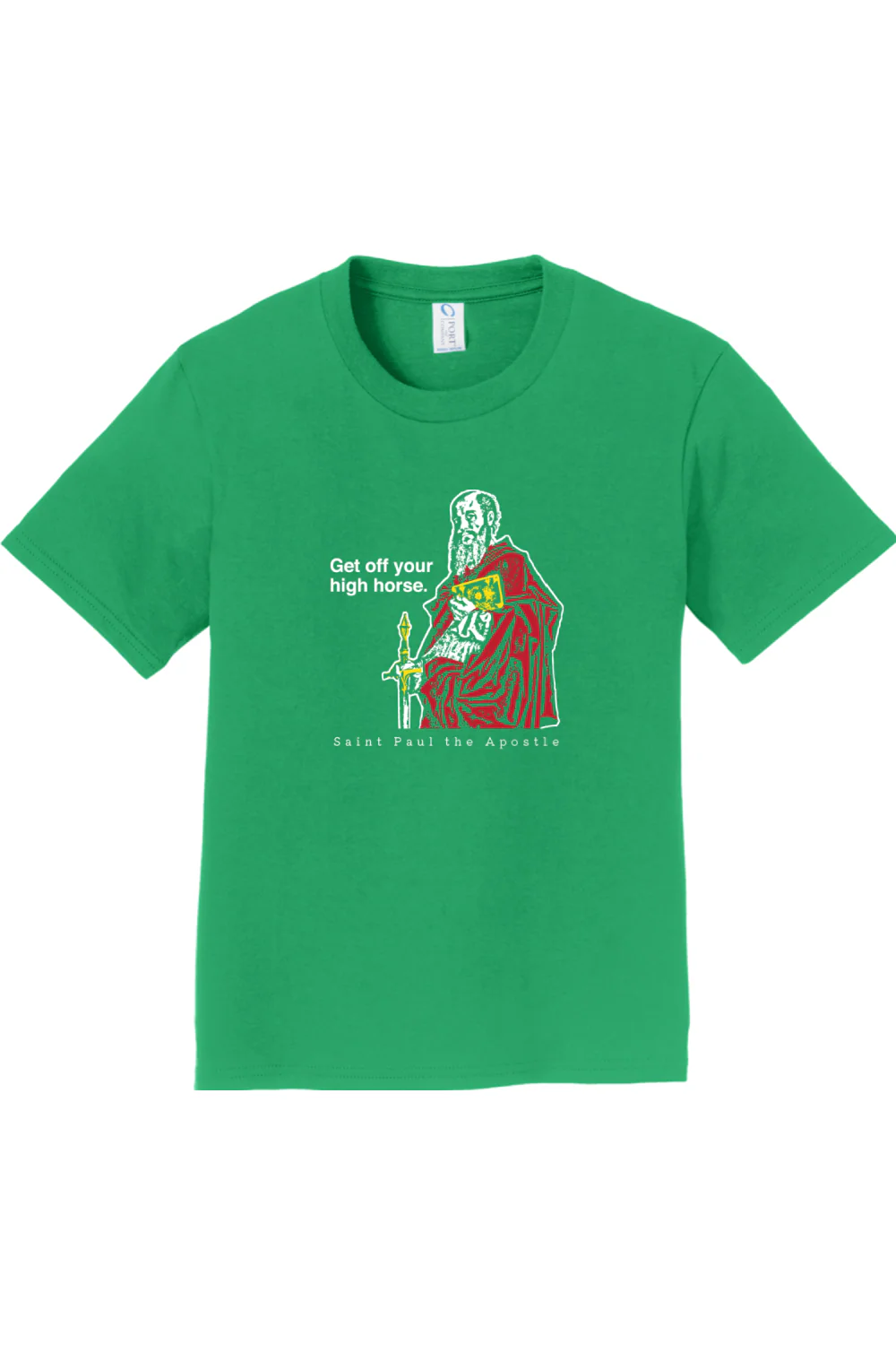 Get Off Your High Horse - St. Paul the Apostle - Youth T-Shirt - Image 6