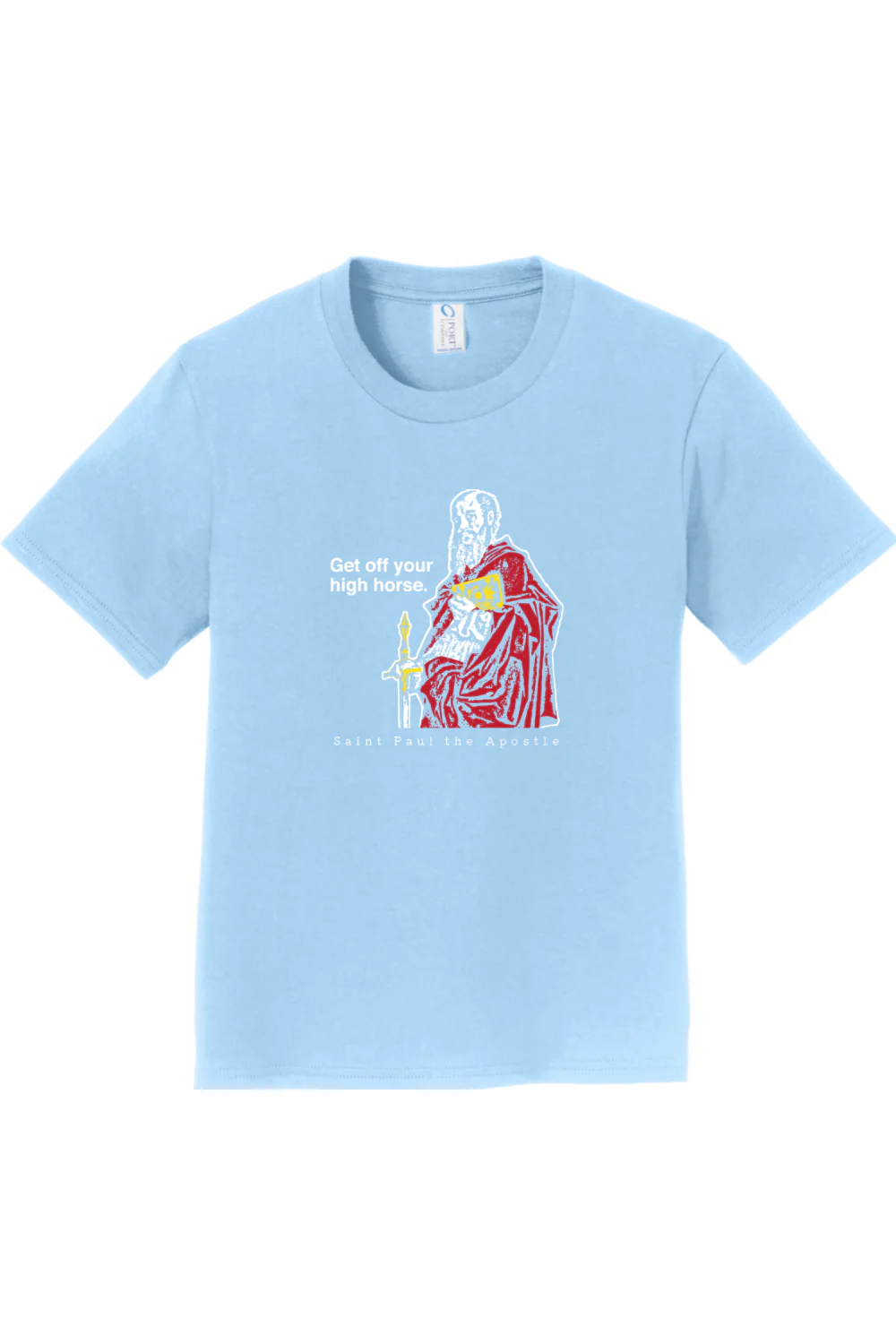 Get Off Your High Horse - St. Paul the Apostle - Youth T-Shirt - Image 8