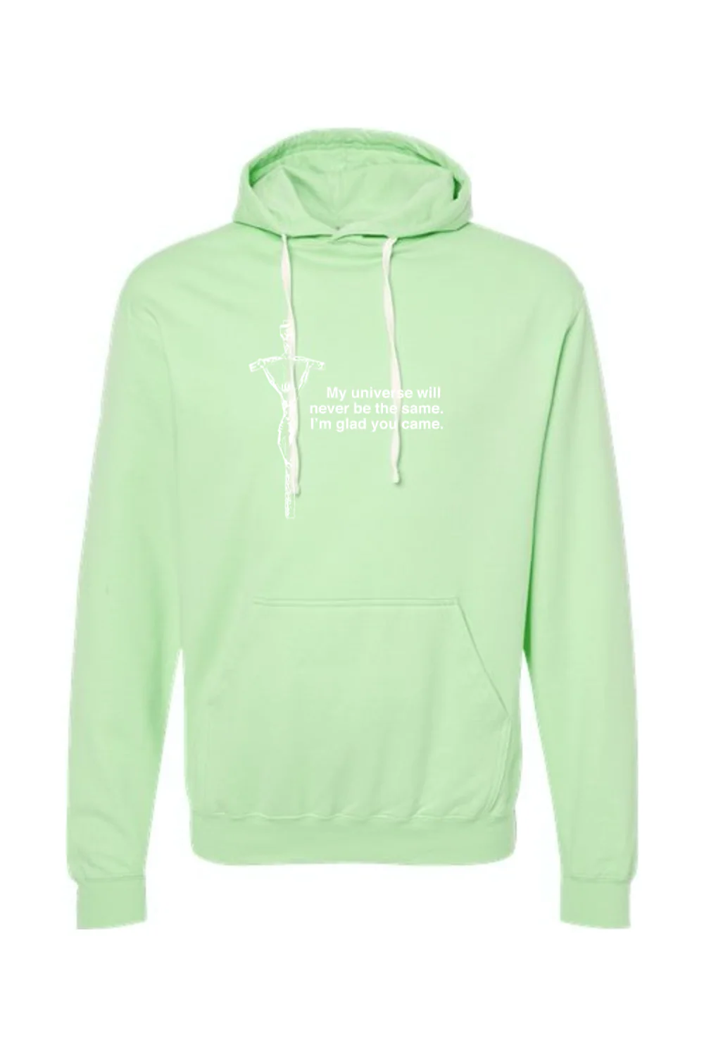 Glad He Came - Crucifix Hoodie Sweatshirt - Image 10