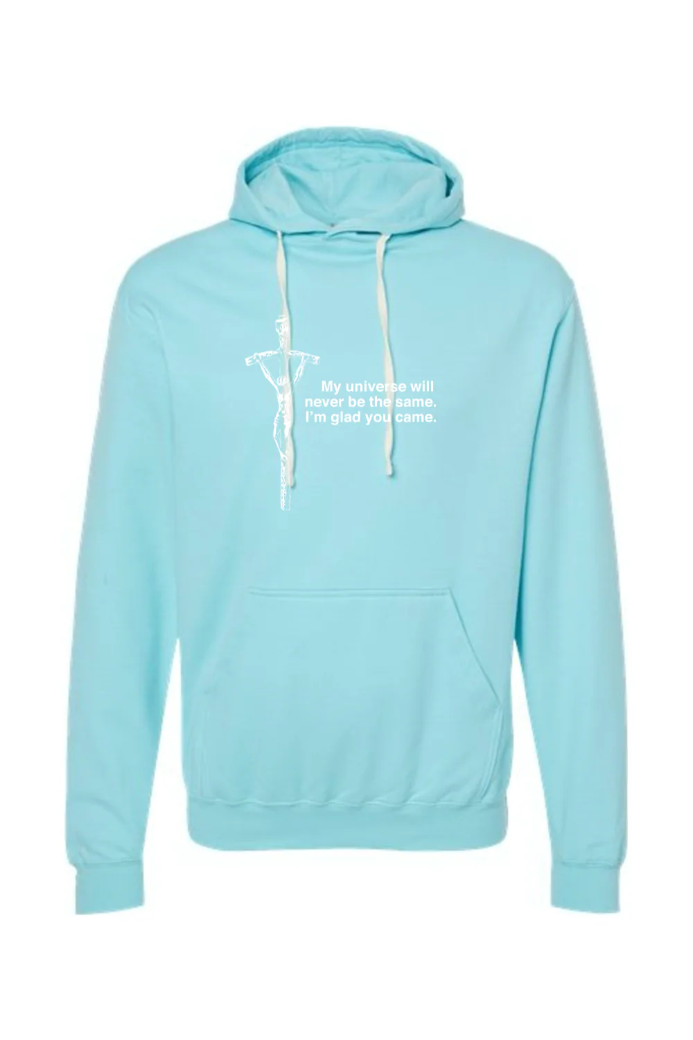 Glad He Came - Crucifix Hoodie Sweatshirt - Image 11