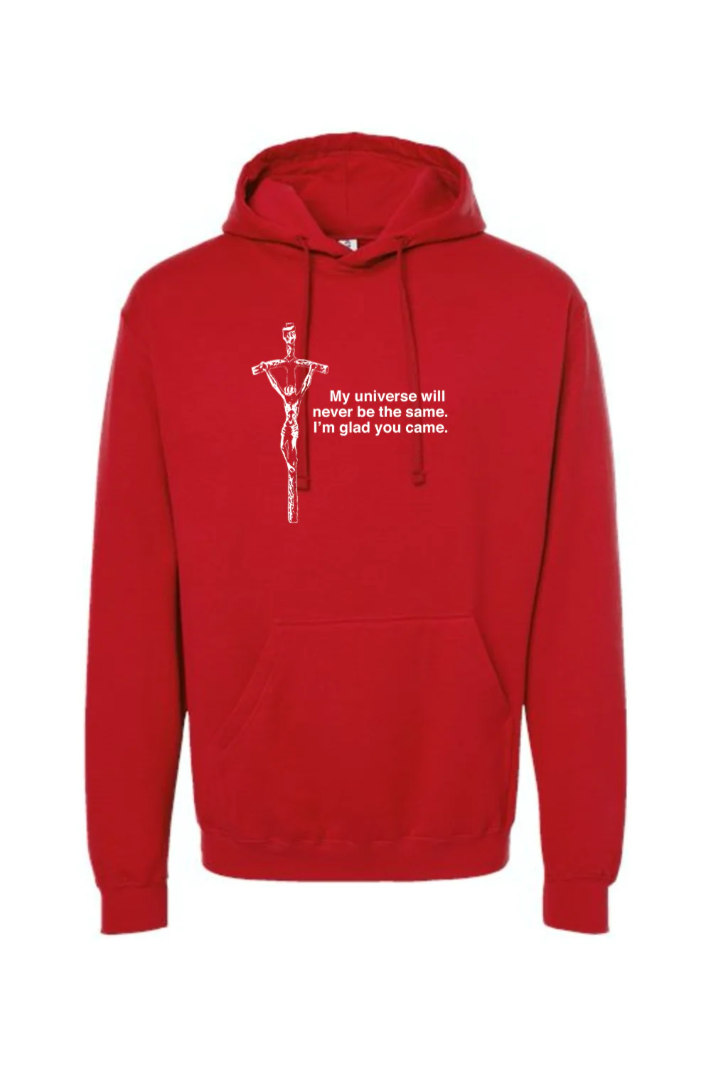 Glad He Came - Crucifix Hoodie Sweatshirt - Image 12