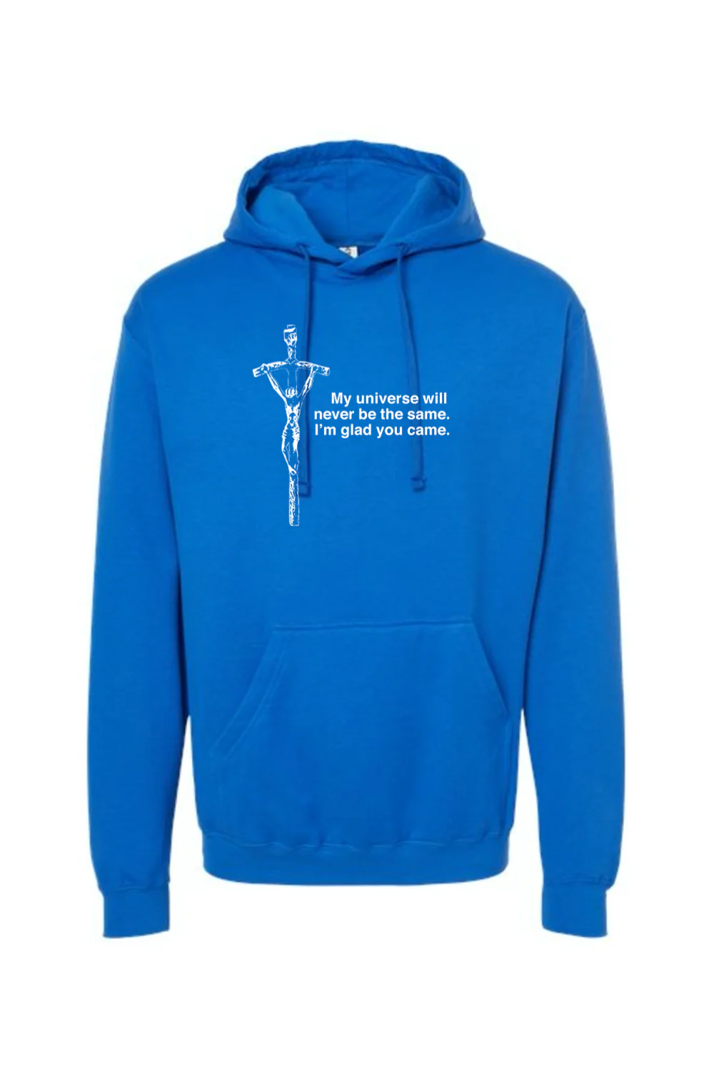 Glad He Came - Crucifix Hoodie Sweatshirt - Image 13
