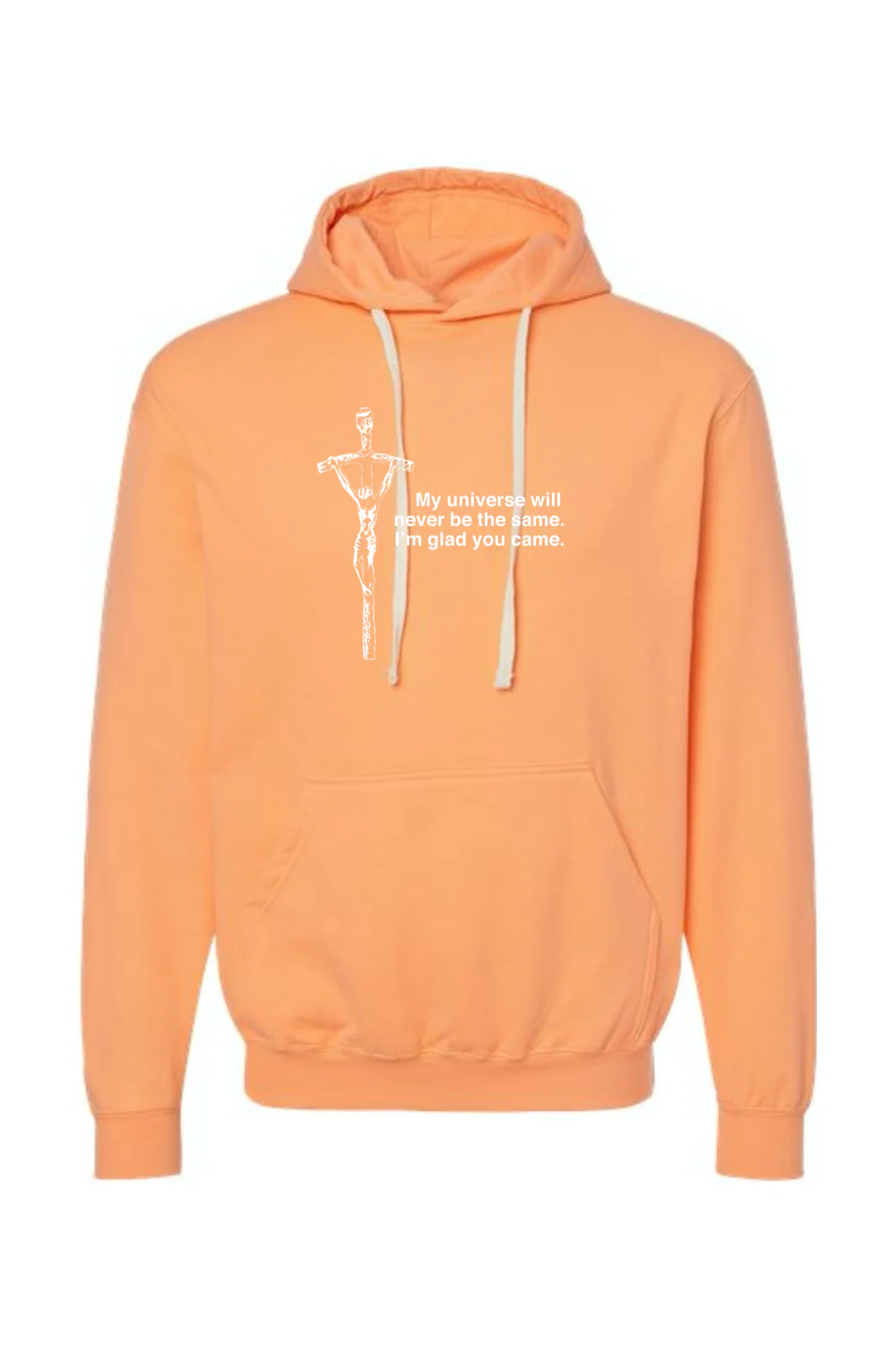 Glad He Came - Crucifix Hoodie Sweatshirt - Image 2