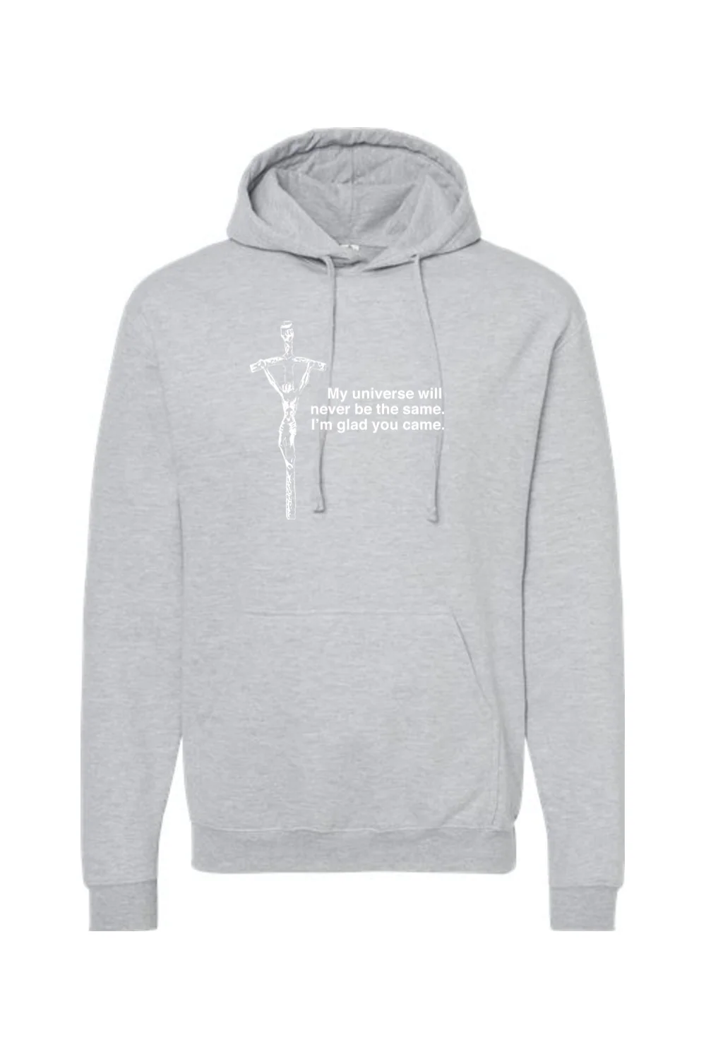 Glad He Came - Crucifix Hoodie Sweatshirt - Image 7