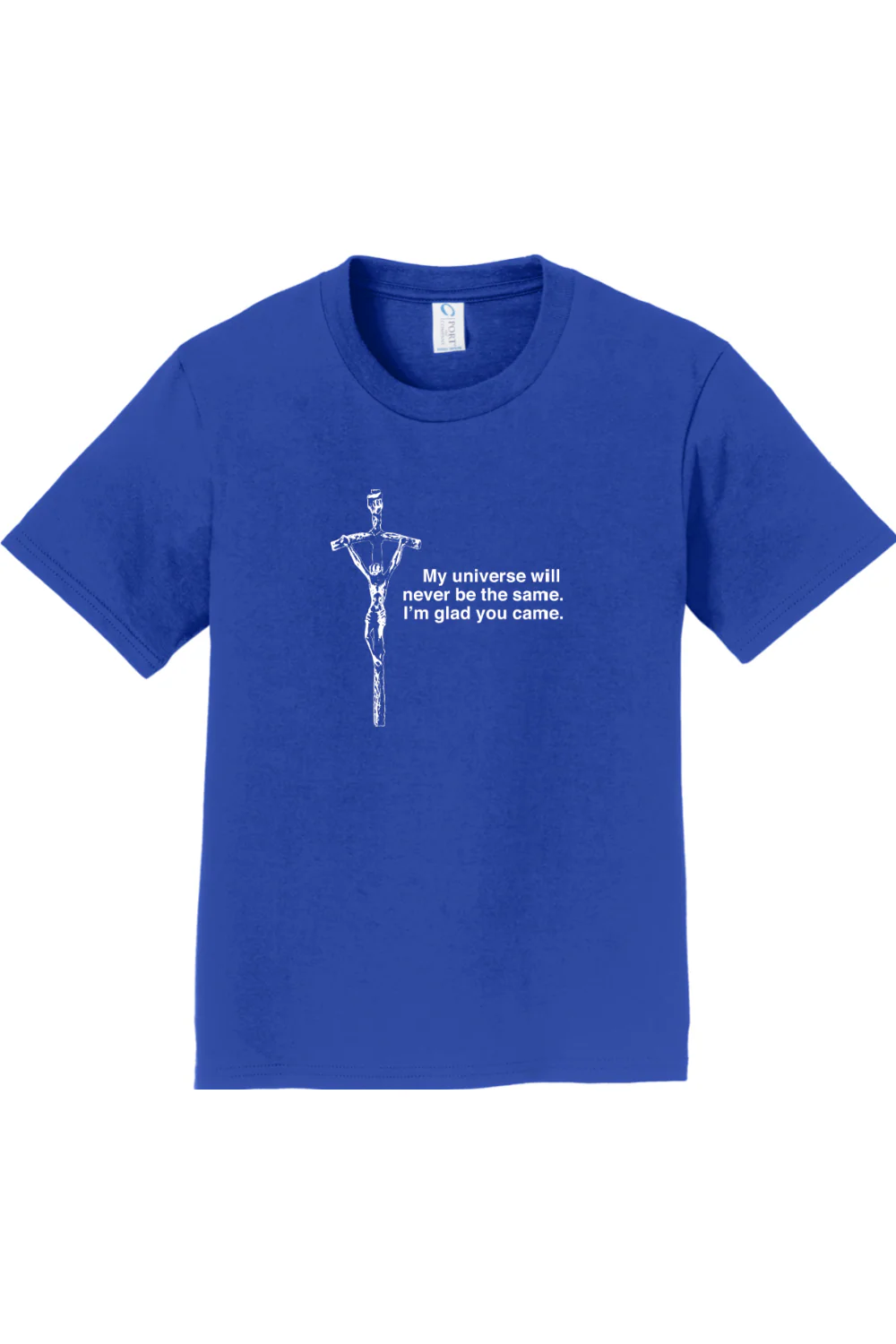 Glad He Came - Crucifix - Youth T-Shirt - Image 2