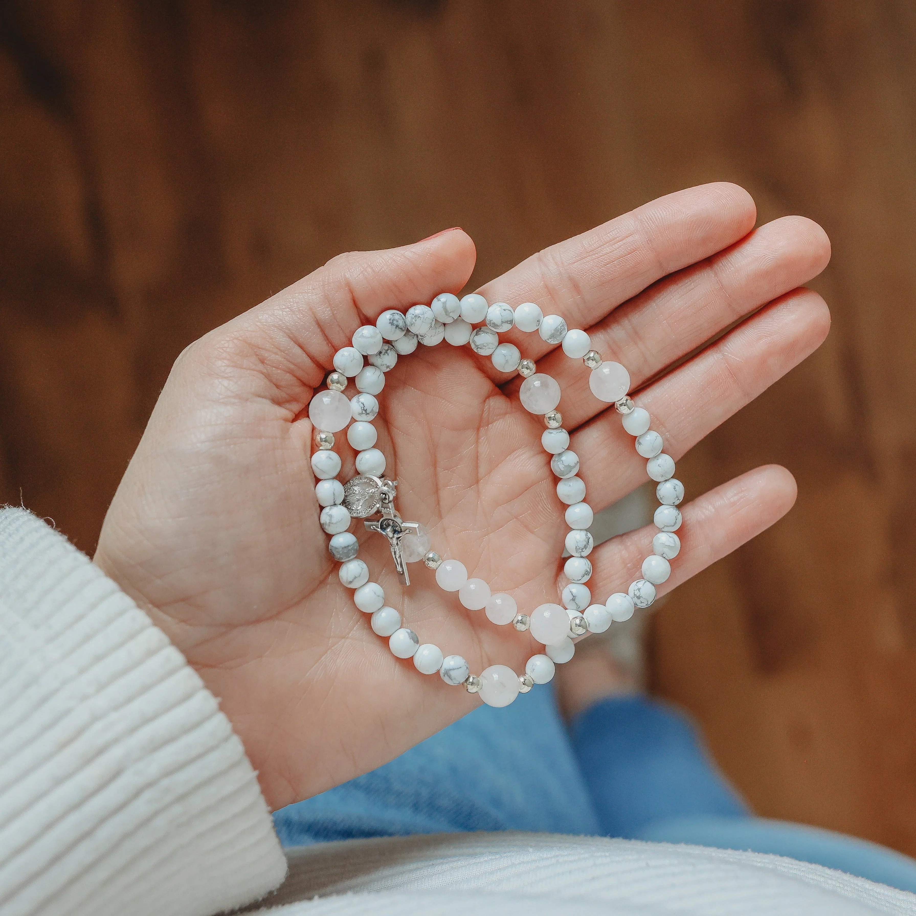 Glory | Stretch & Wrap Rosary Bracelet - Image 3