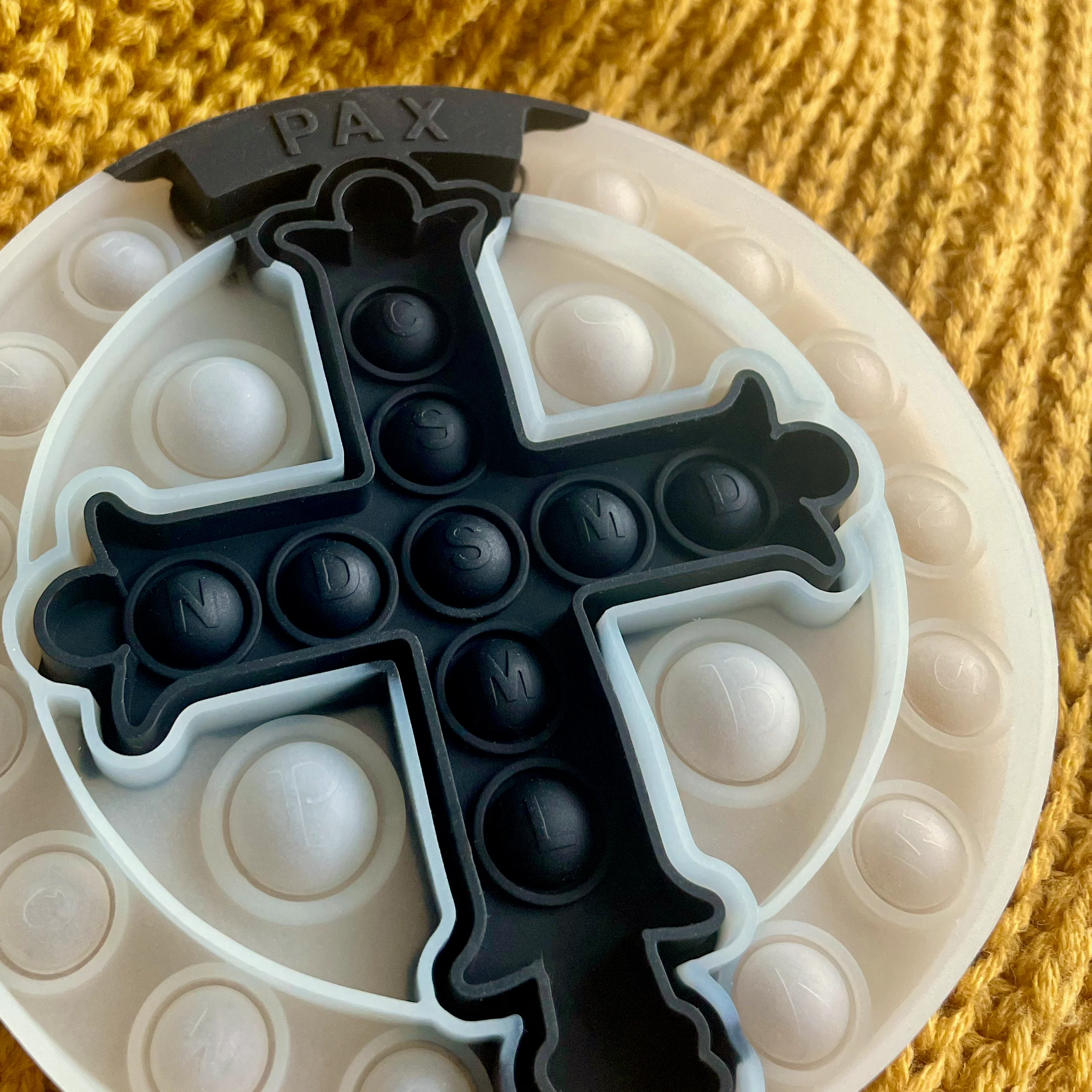 Glow-in-the-Dark St. Benedict Sensory Pop-It - Image 4