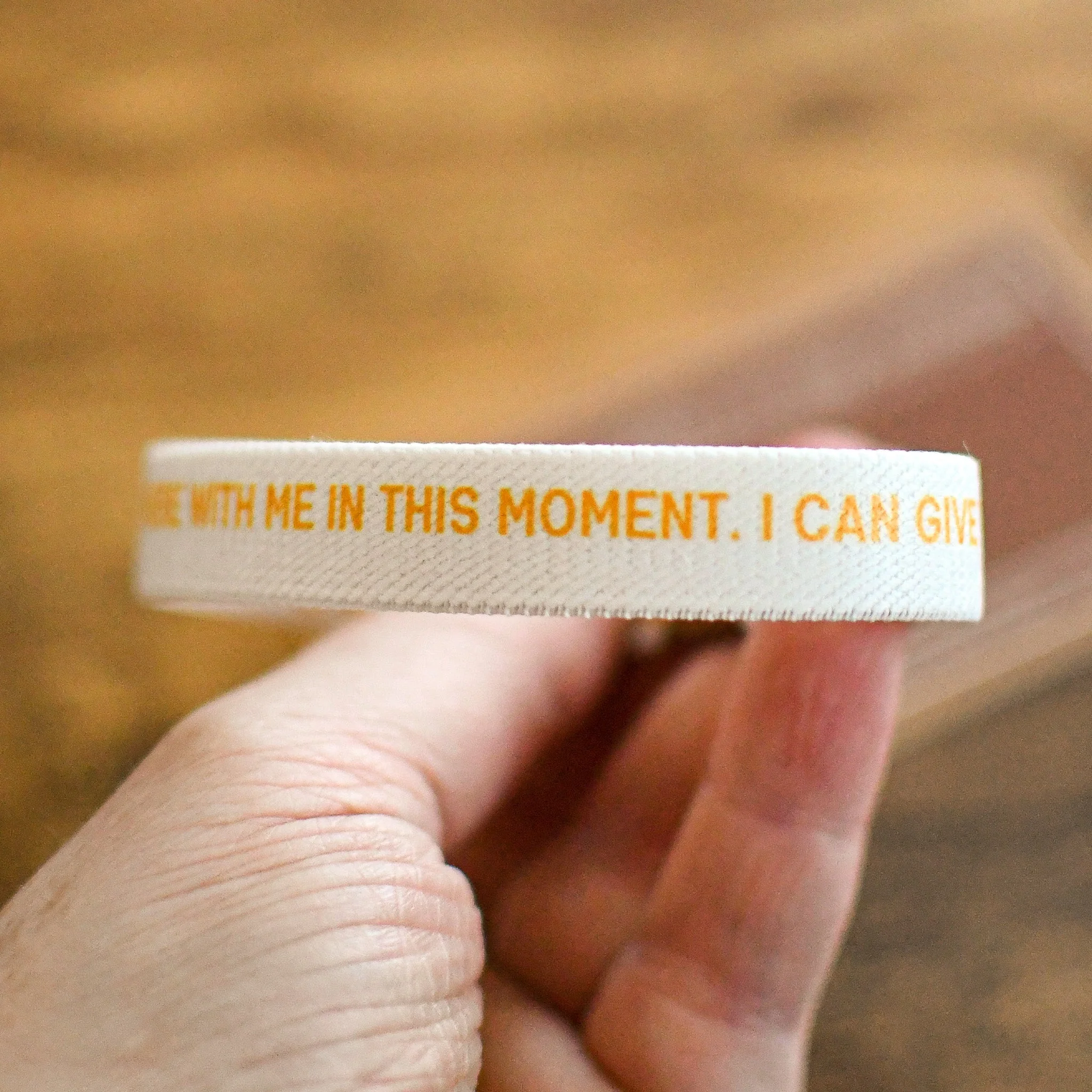 God is Here with Me Elastic Mens TruthBand - Image 5