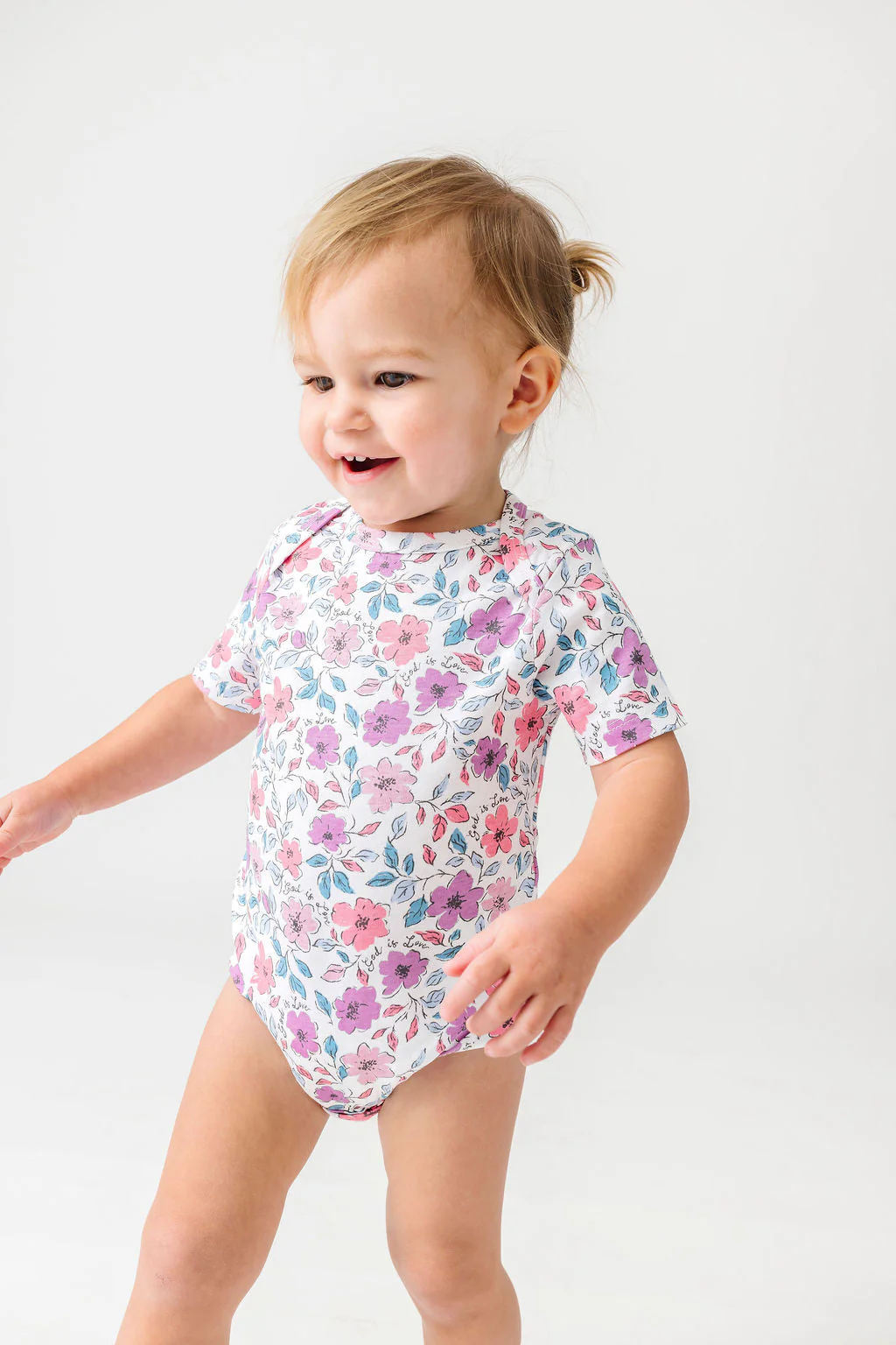 God is Love Short Sleeve Bodysuit Cotton - Image 3