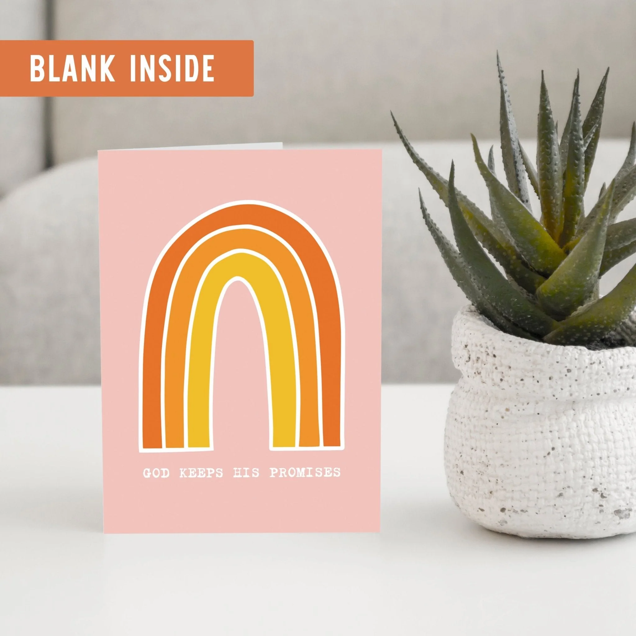 God Keeps His Promises Blank Card - Image 2