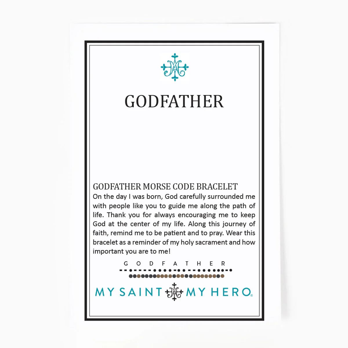 Godfather Morse Code Bracelet - Image 3