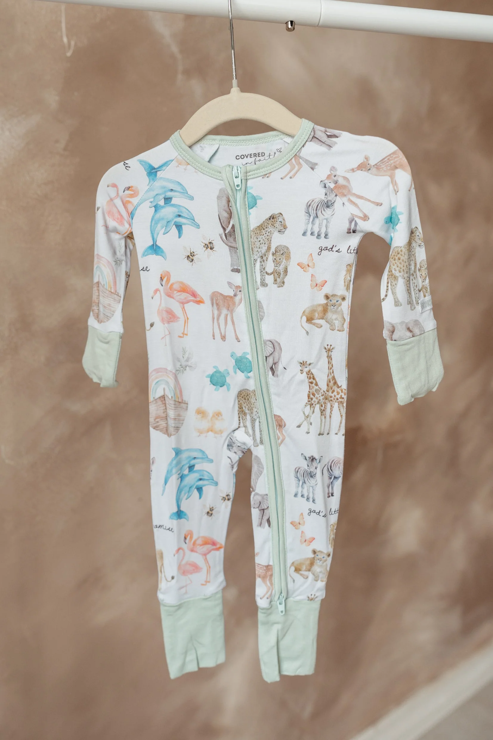 God's Little Promise Bamboo Footed Onesie Pajama - Image 2