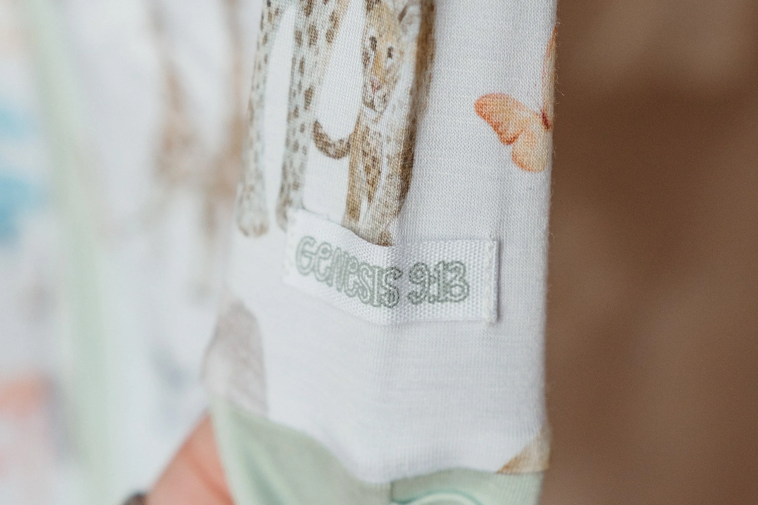God's Little Promise Bamboo Footed Onesie Pajama - Image 3