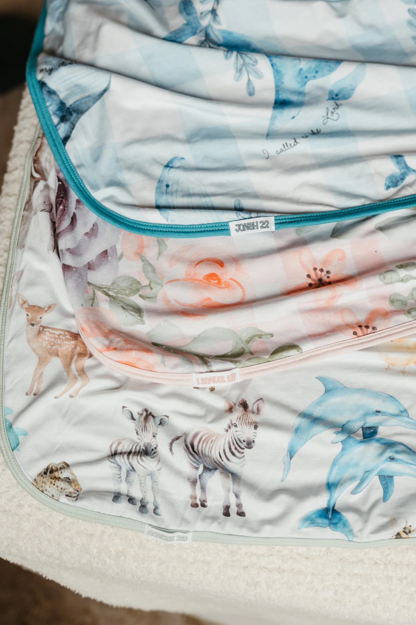 God's Little Promise Bamboo Swaddle Blanket - Image 2