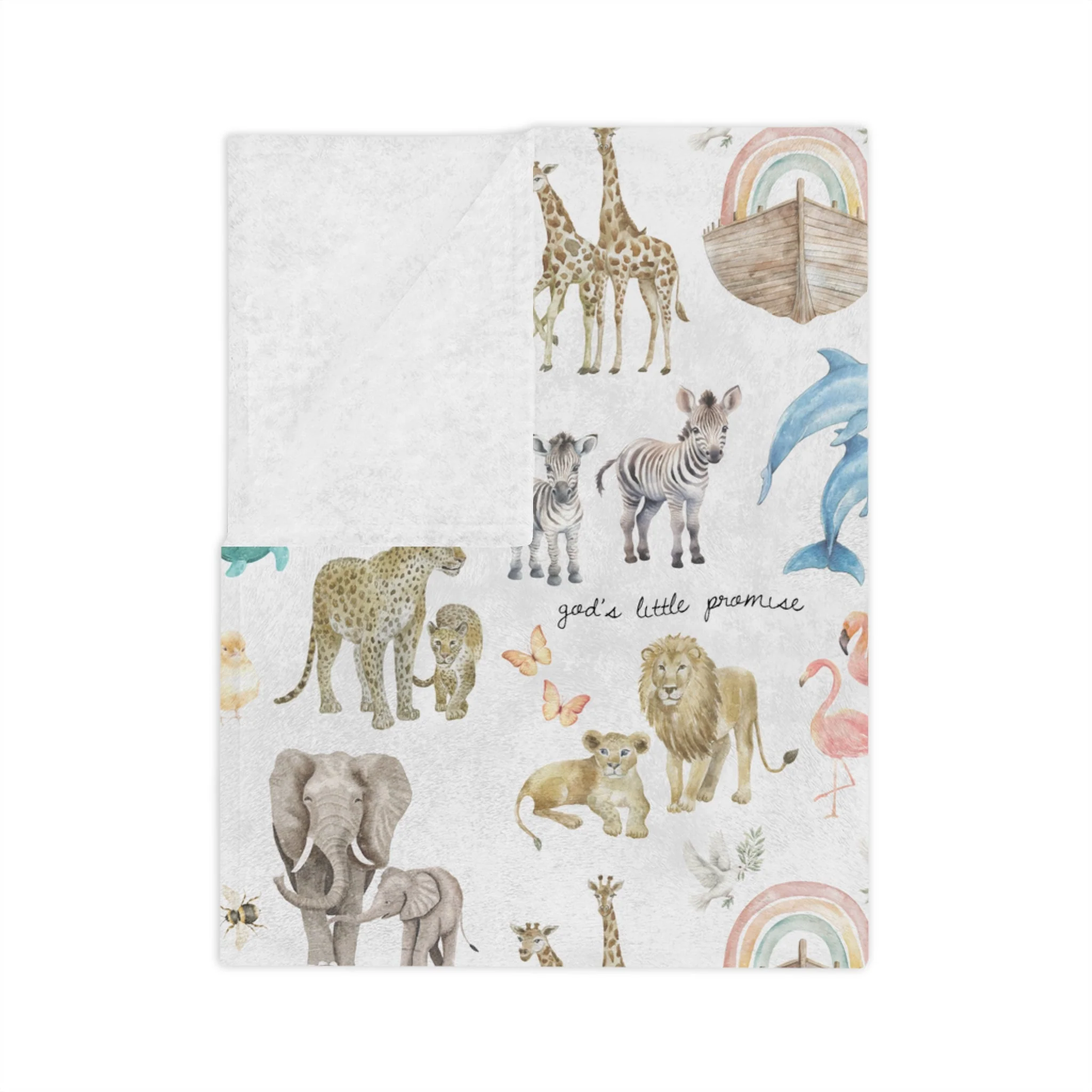 God's Little Promise Minky Blanket - Image 11