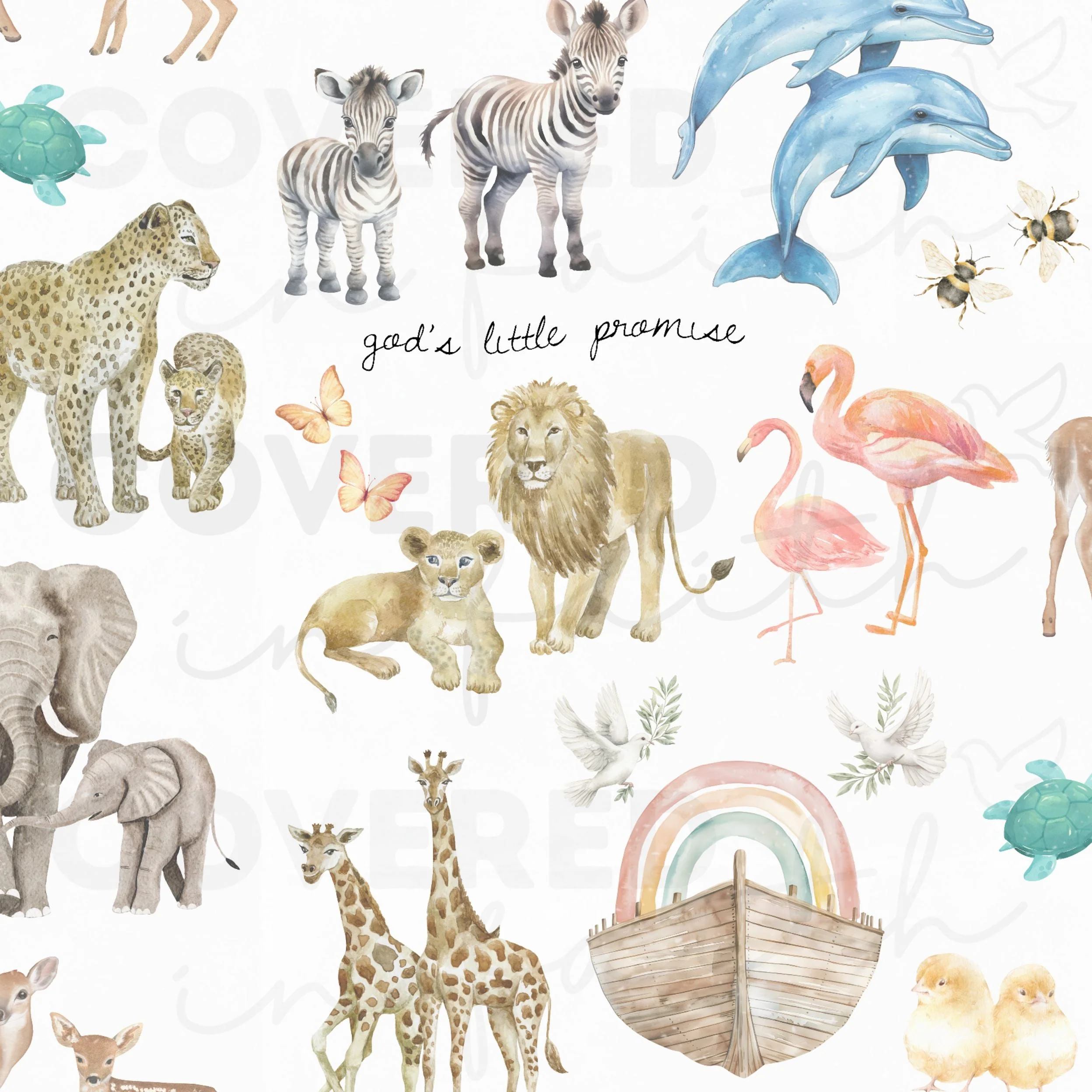 God's Little Promise Minky Blanket - Image 3