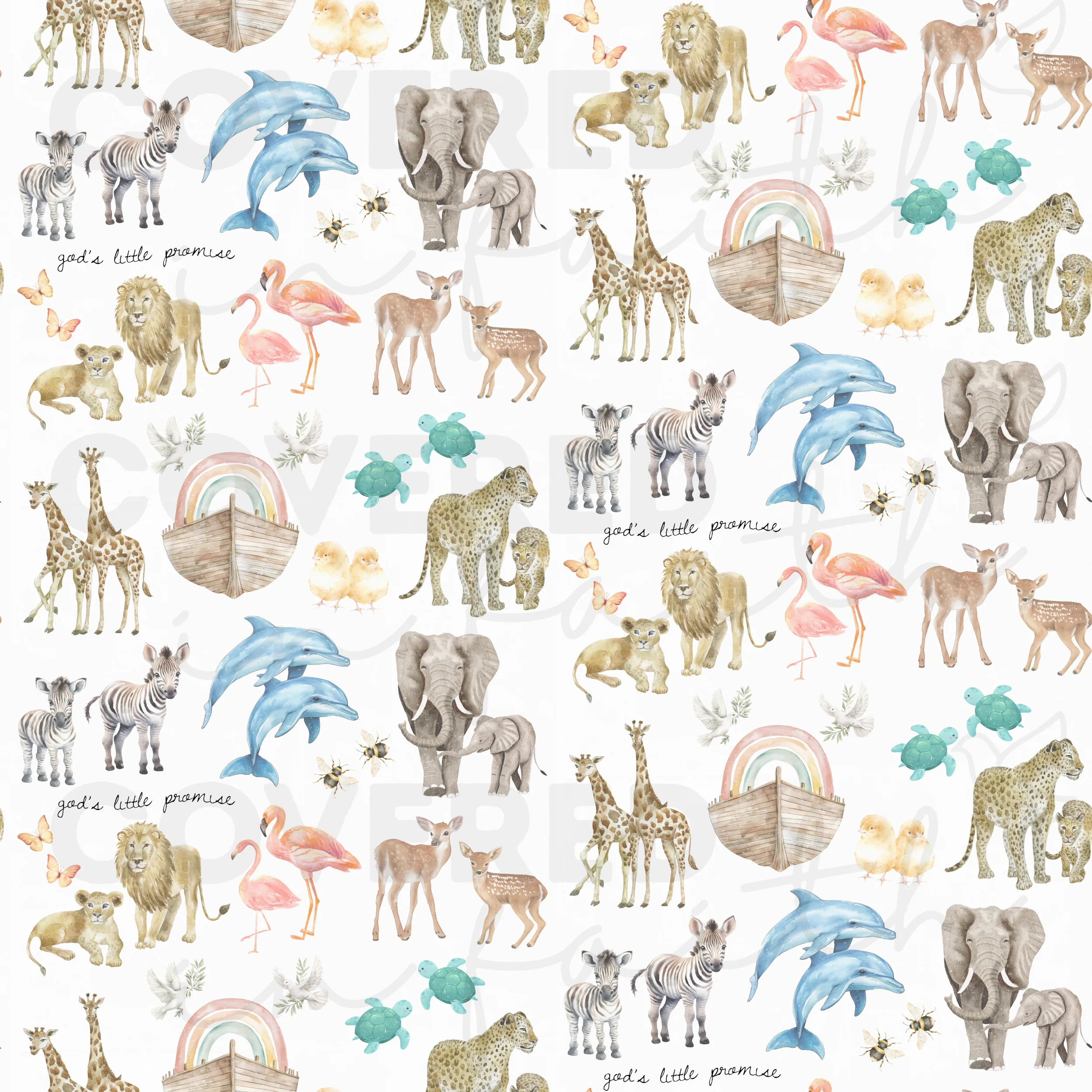 God's Little Promise Minky Blanket - Image 4