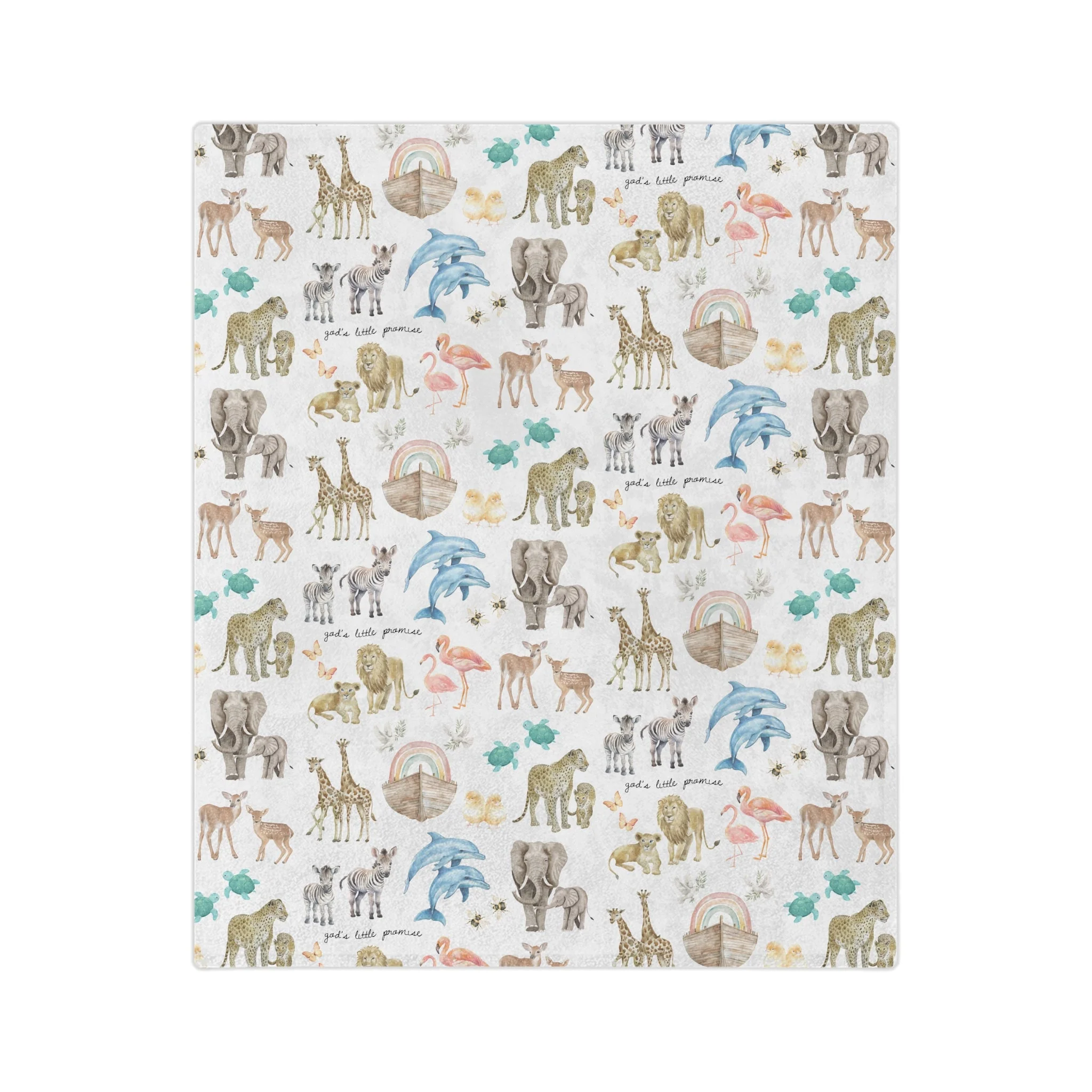 God's Little Promise Minky Blanket - Image 5