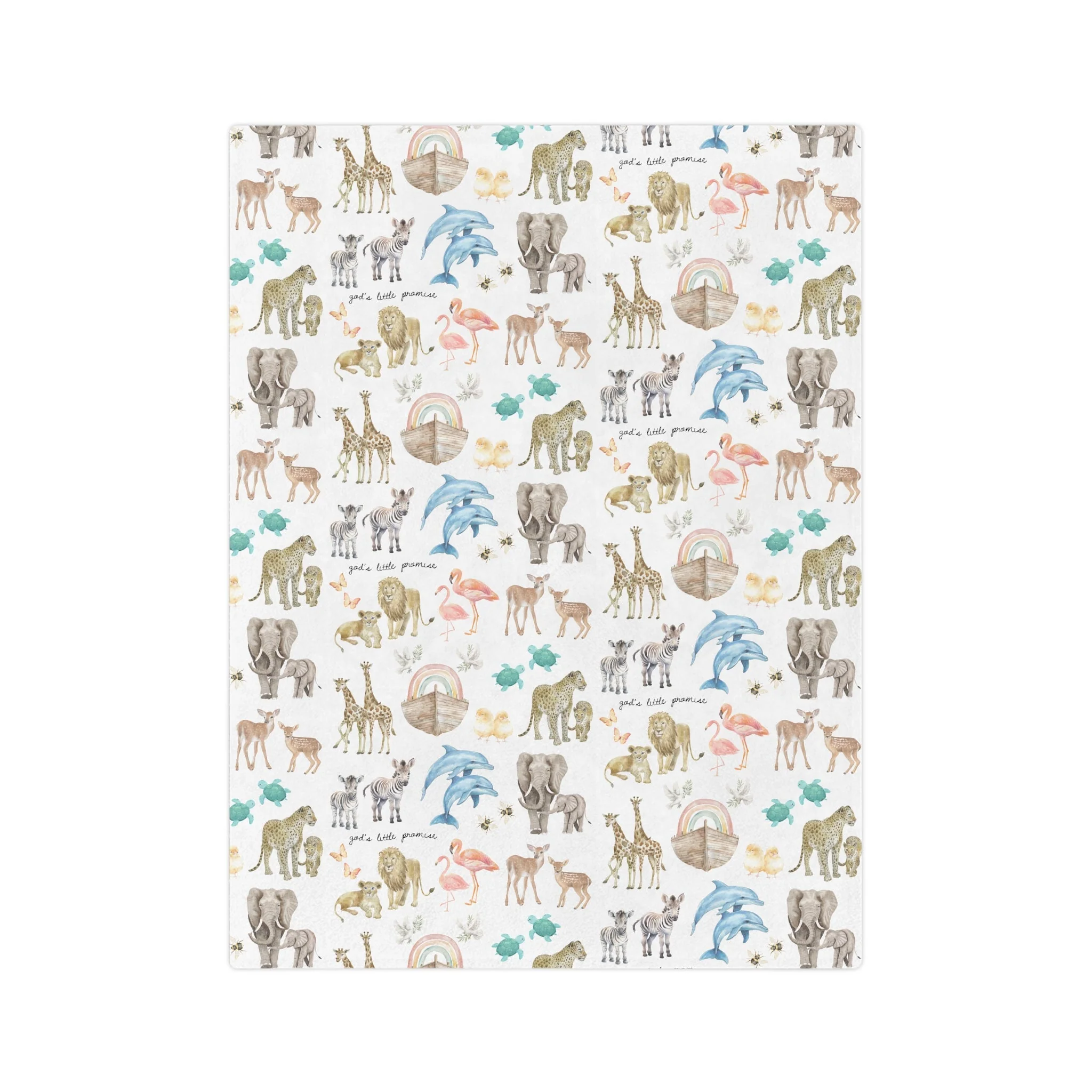 God's Little Promise Minky Blanket - Image 6