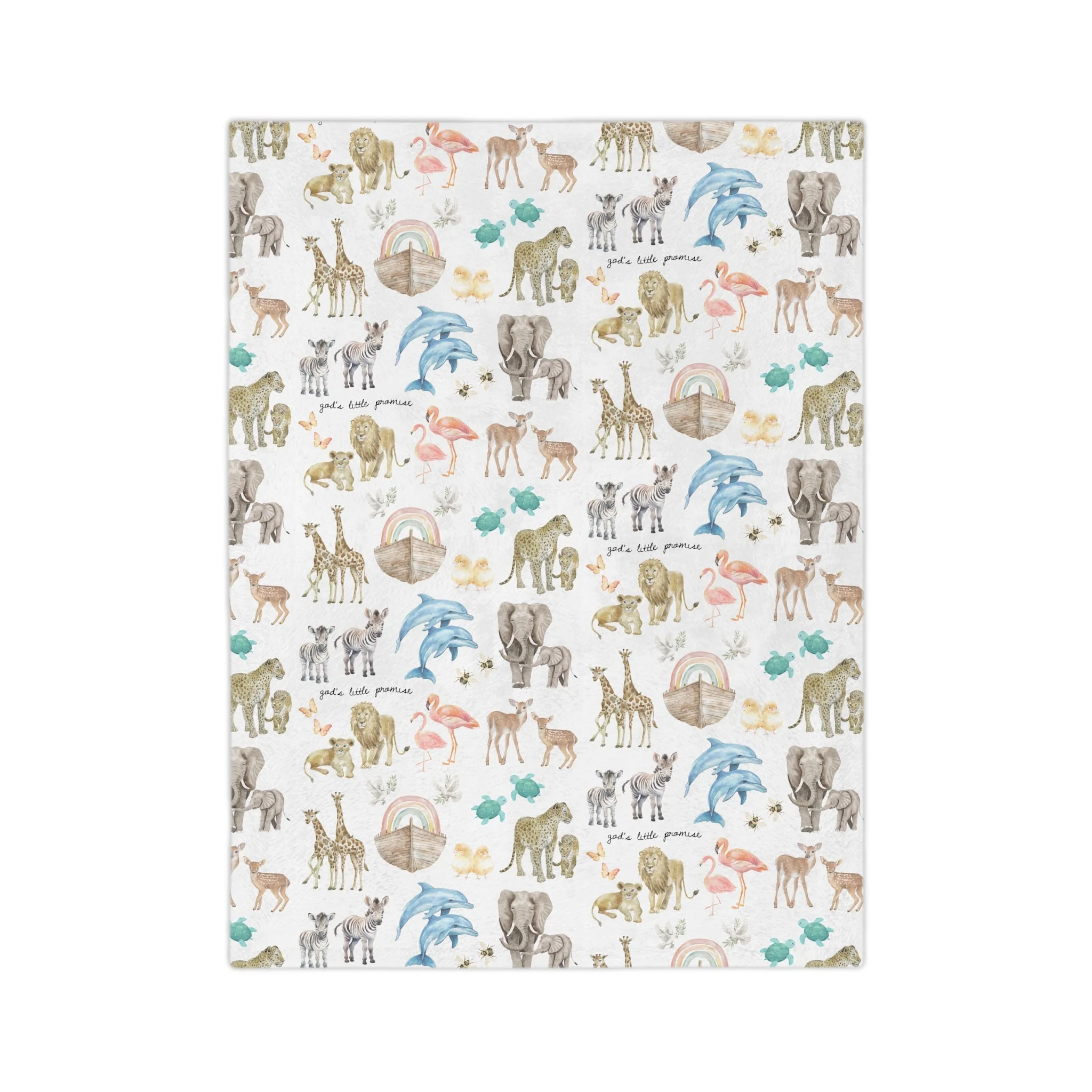 God's Little Promise Minky Blanket - Image 7