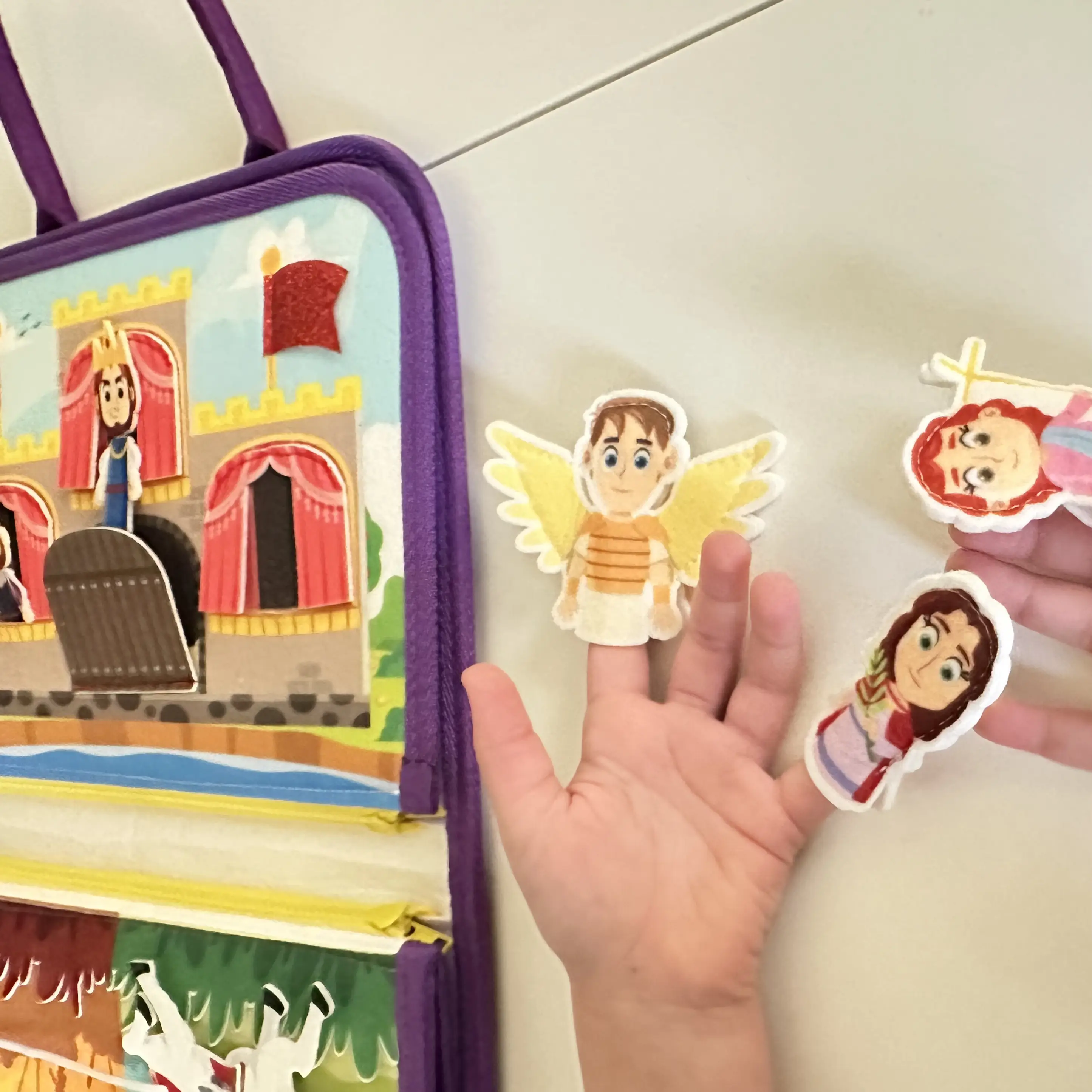 God's Princesses Vol. 1 Felt Busy Book - St. Joan of Arc and St. Josephine Bakhita - Image 6