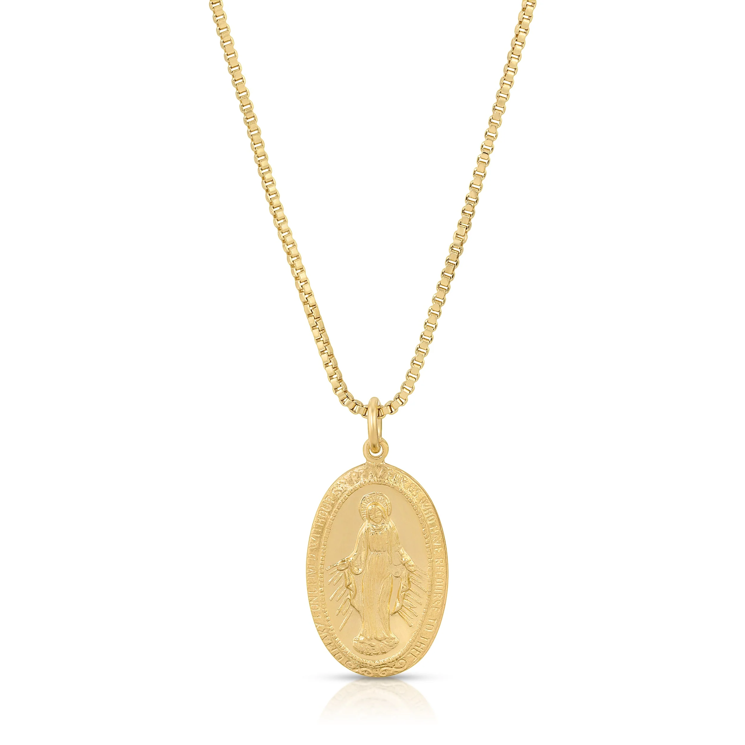 Gold Filled Mary Pendant - Image 3