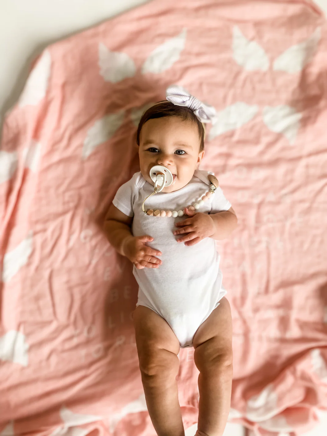 Guardian Angel Baby Swaddle (Pink) - Image 4