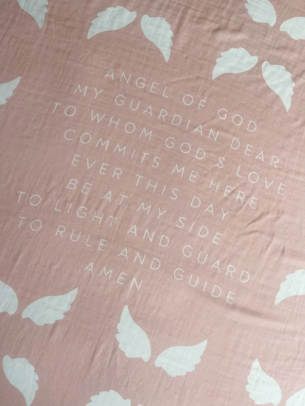 Guardian Angel Baby Swaddle (Pink) - Image 5