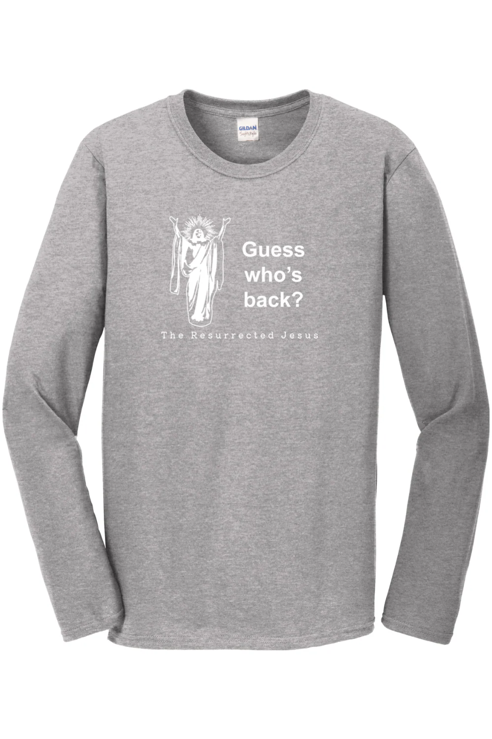 Guess Who's Back - Resurrection Jesus Long Sleeve - Image 2