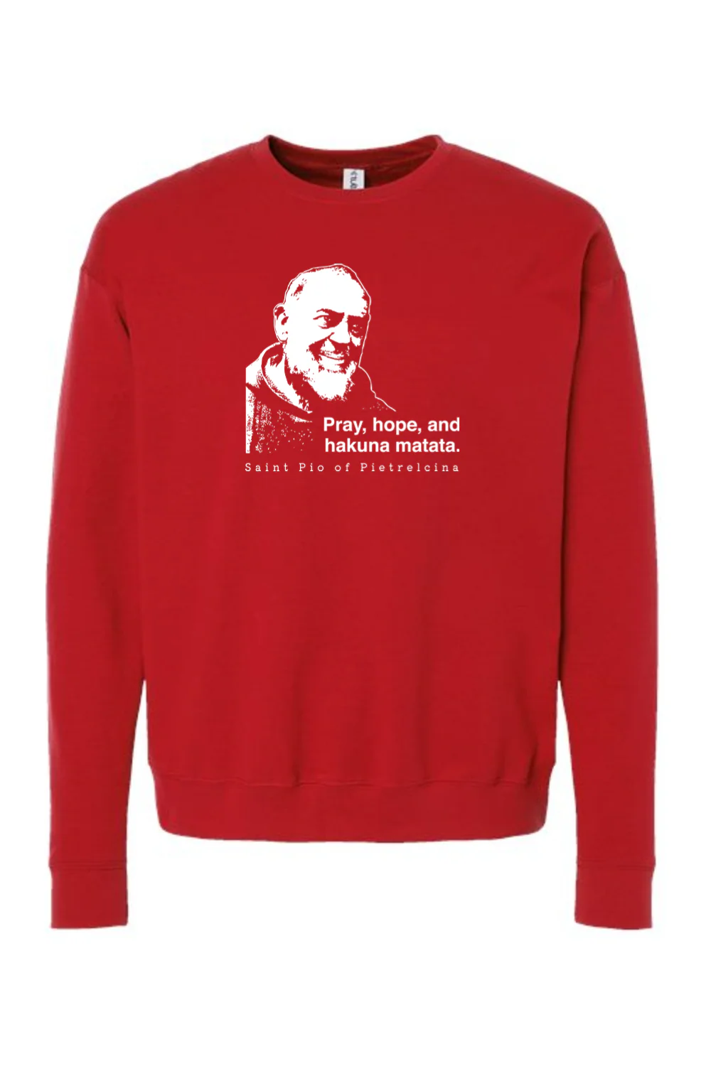 Hakuna Matata - St. Padre Pio Crewneck Sweatshirt - Image 11