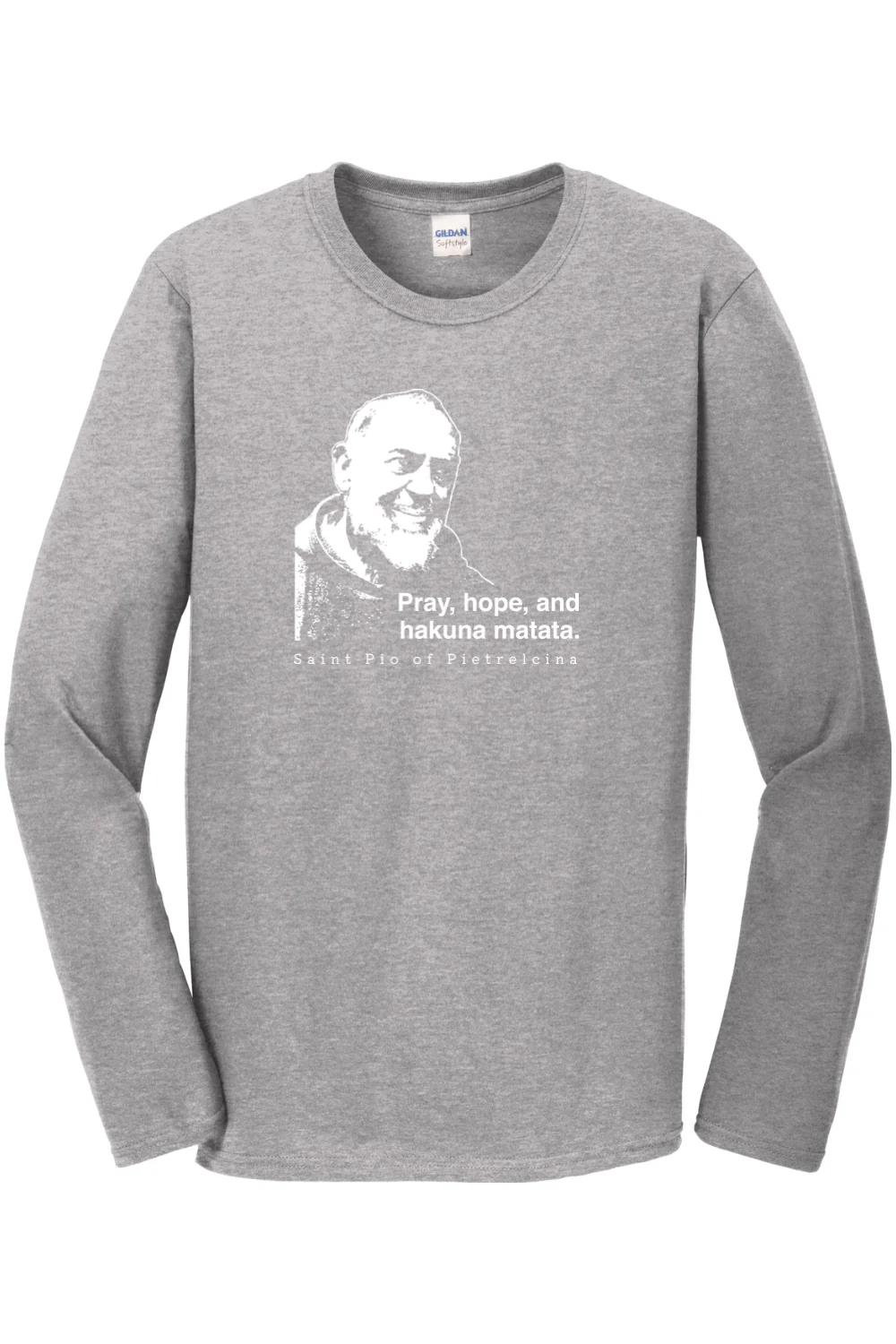 Hakuna Matata - St Padre Pio Long Sleeve - Image 3
