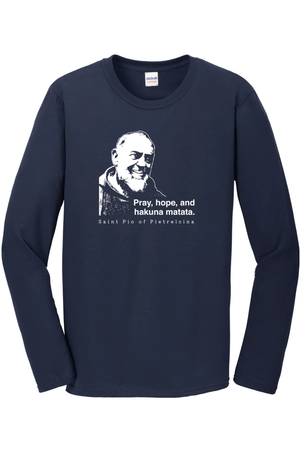 Hakuna Matata - St Padre Pio Long Sleeve - Image 4
