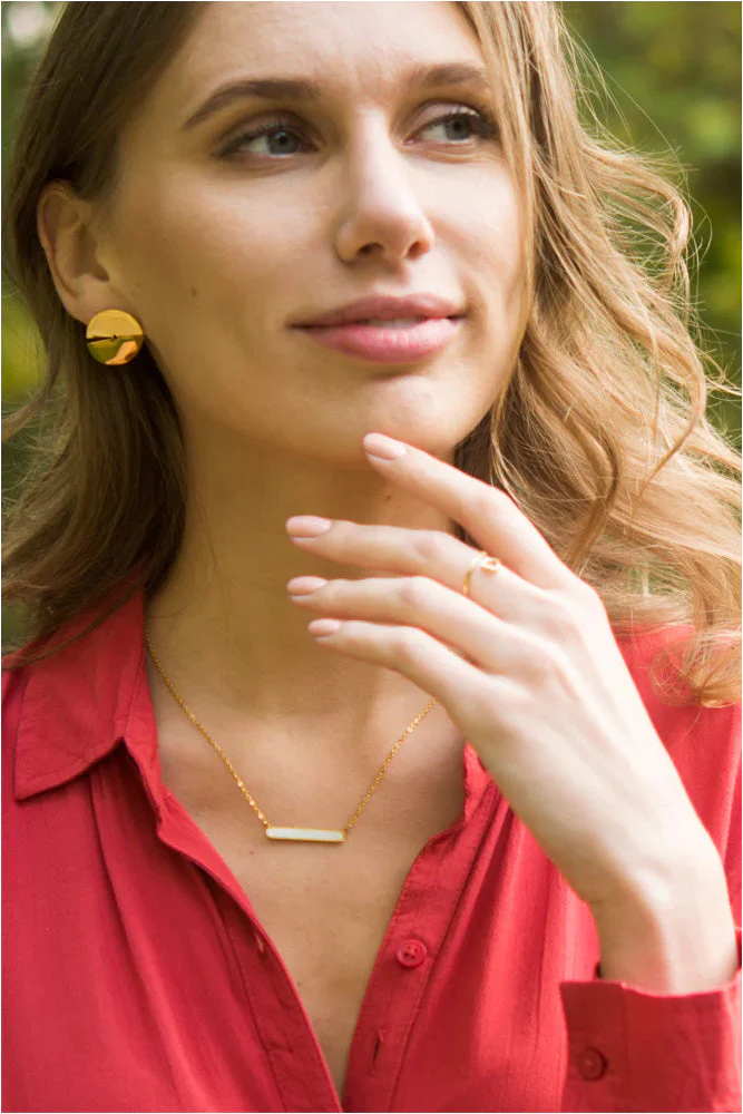 Handmade Gold God is Love Ring - Image 3