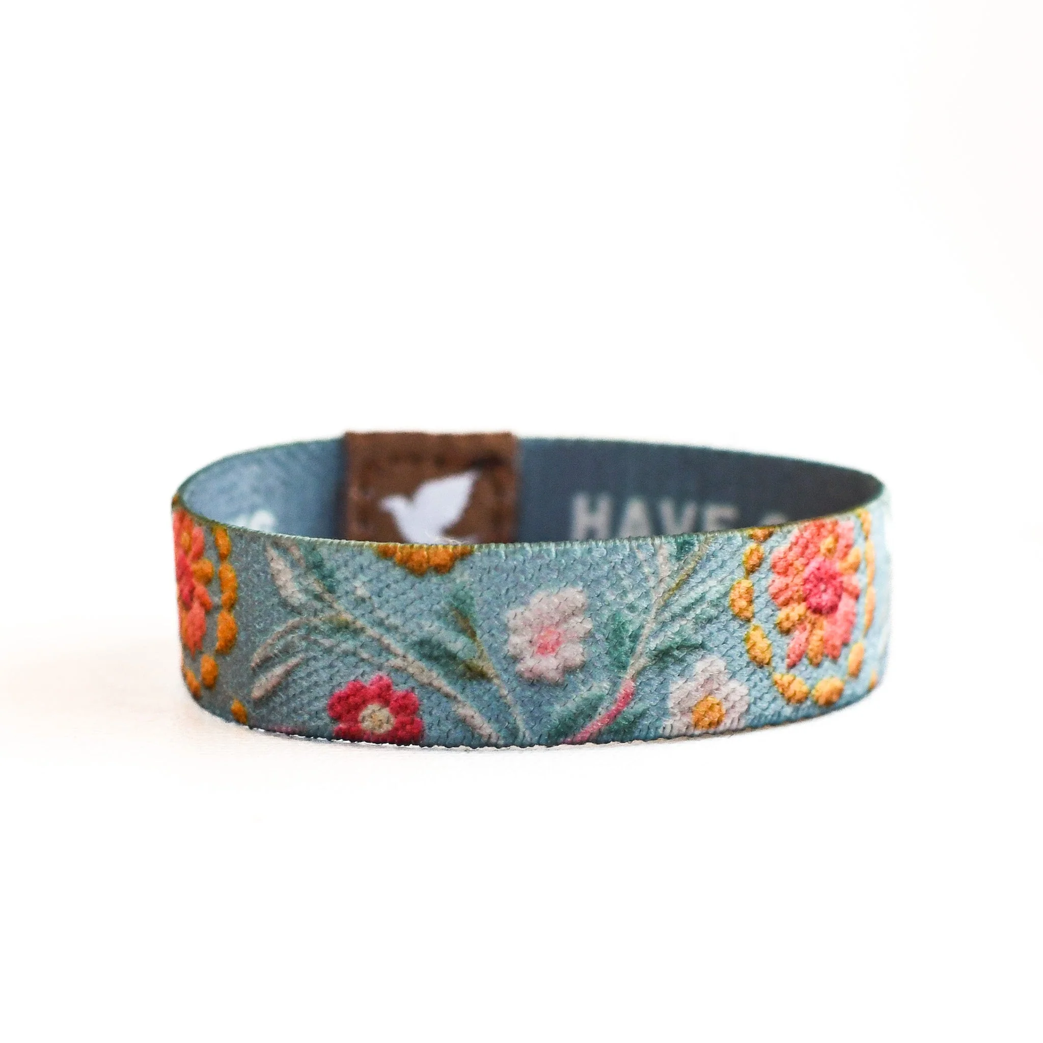Have Courage Blue Floral Kids TruthBand - Image 5