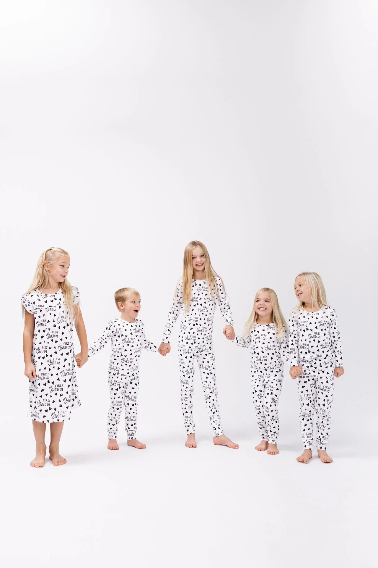 He First Loved Us PJ Girls Nightgown Polyester - Image 4