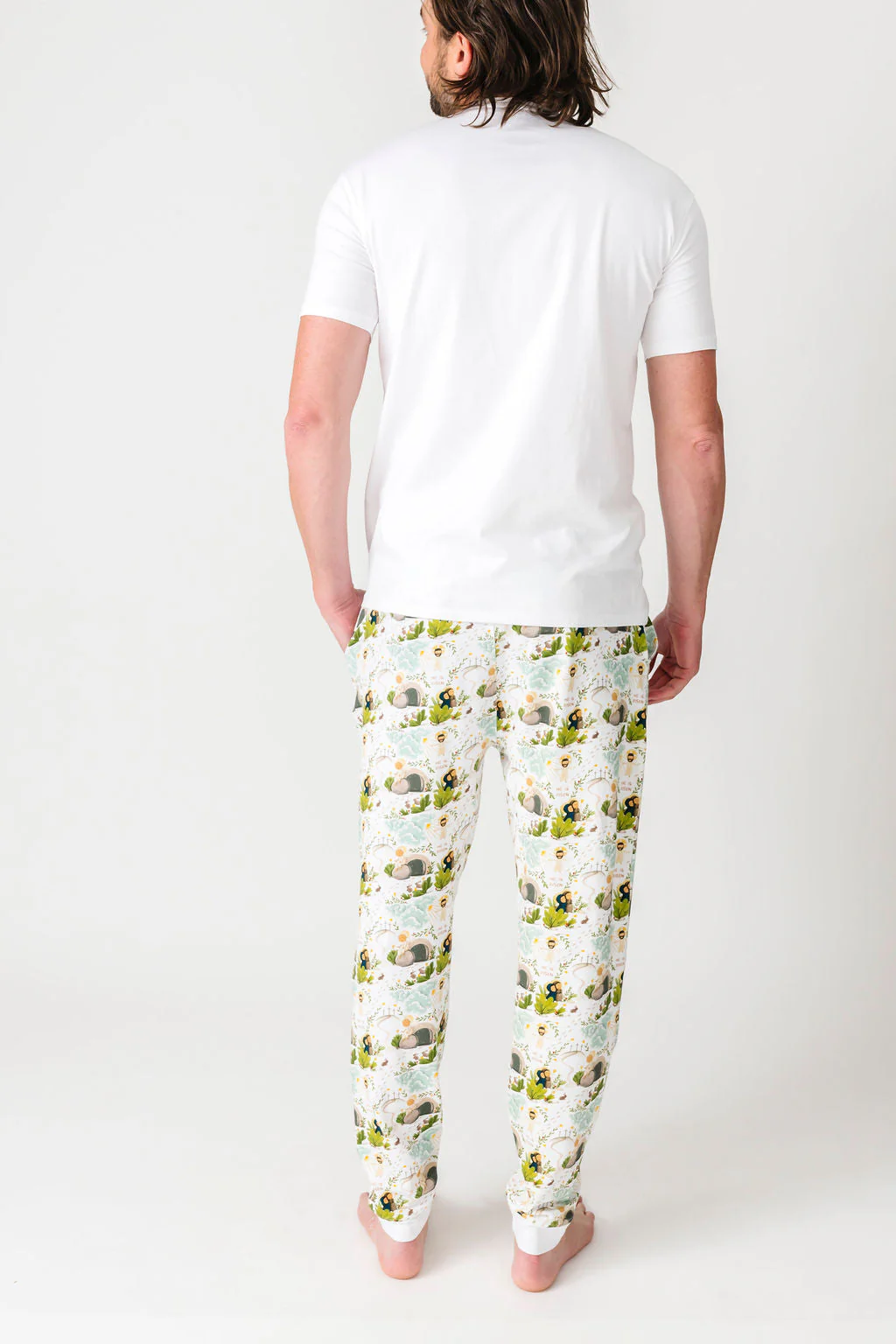 He Is Risen Men's PJ Set Cotton - Image 9