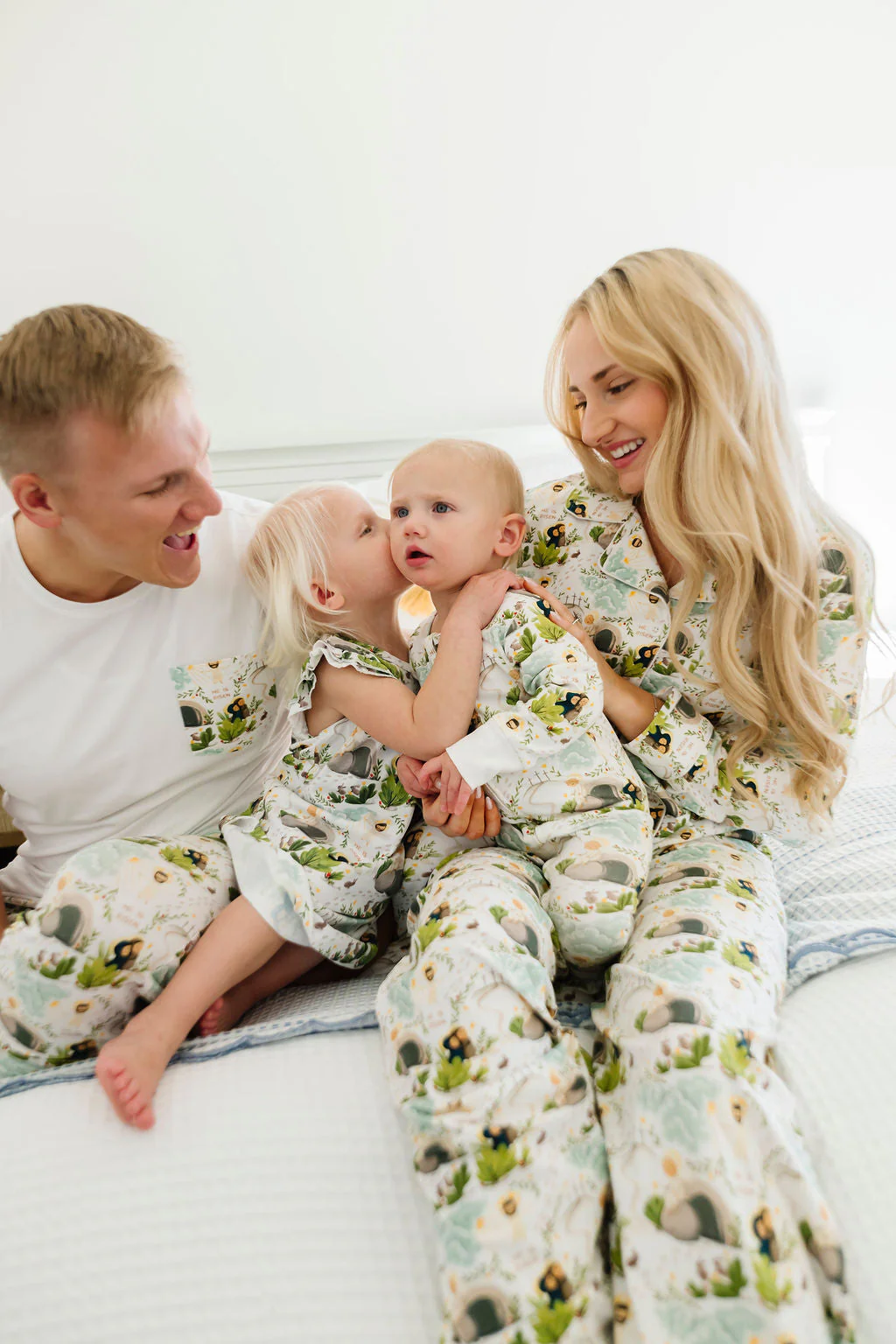 He Is Risen PJ Footed Onesie Cotton - Image 8