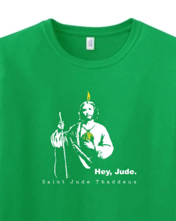 Hey, Jude - St. Jude Adult T-Shirt - Image 2