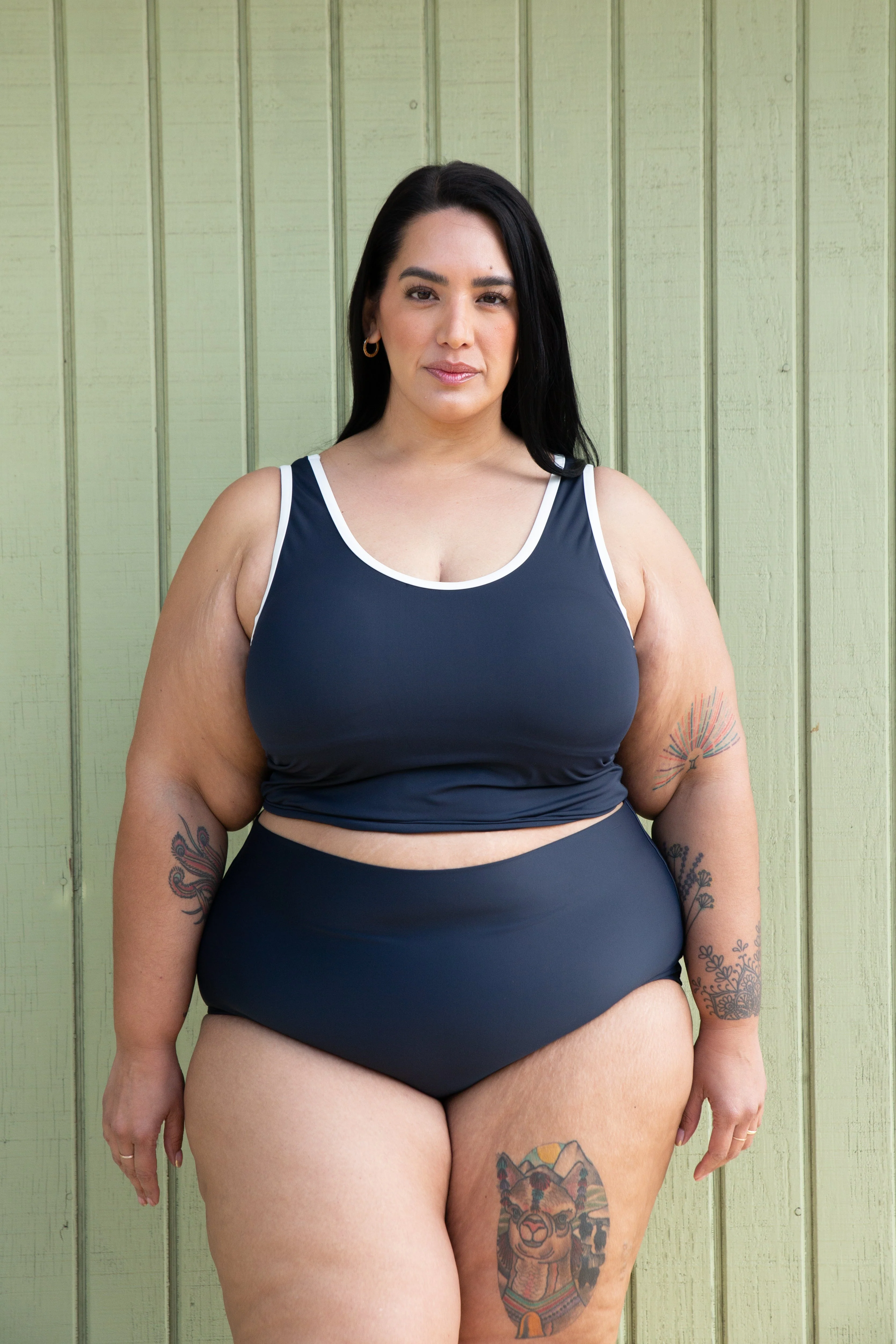 High Waisted Swim Briefs - Image 6