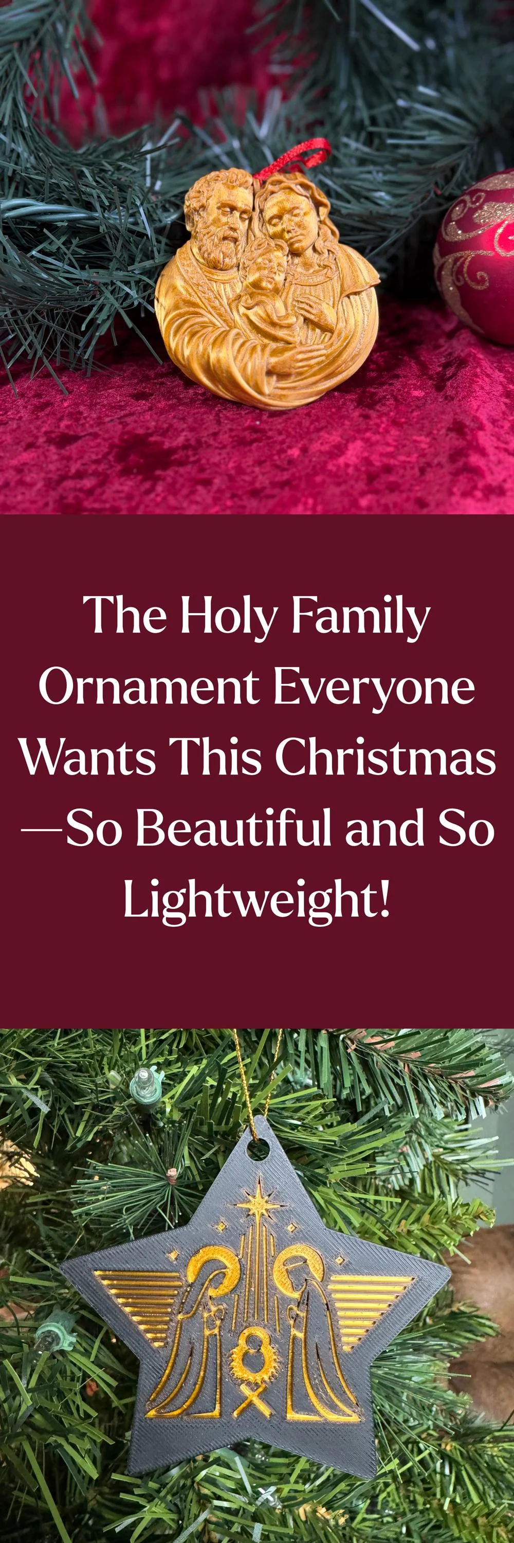 Holy Family Christmas Ornament - Image 10