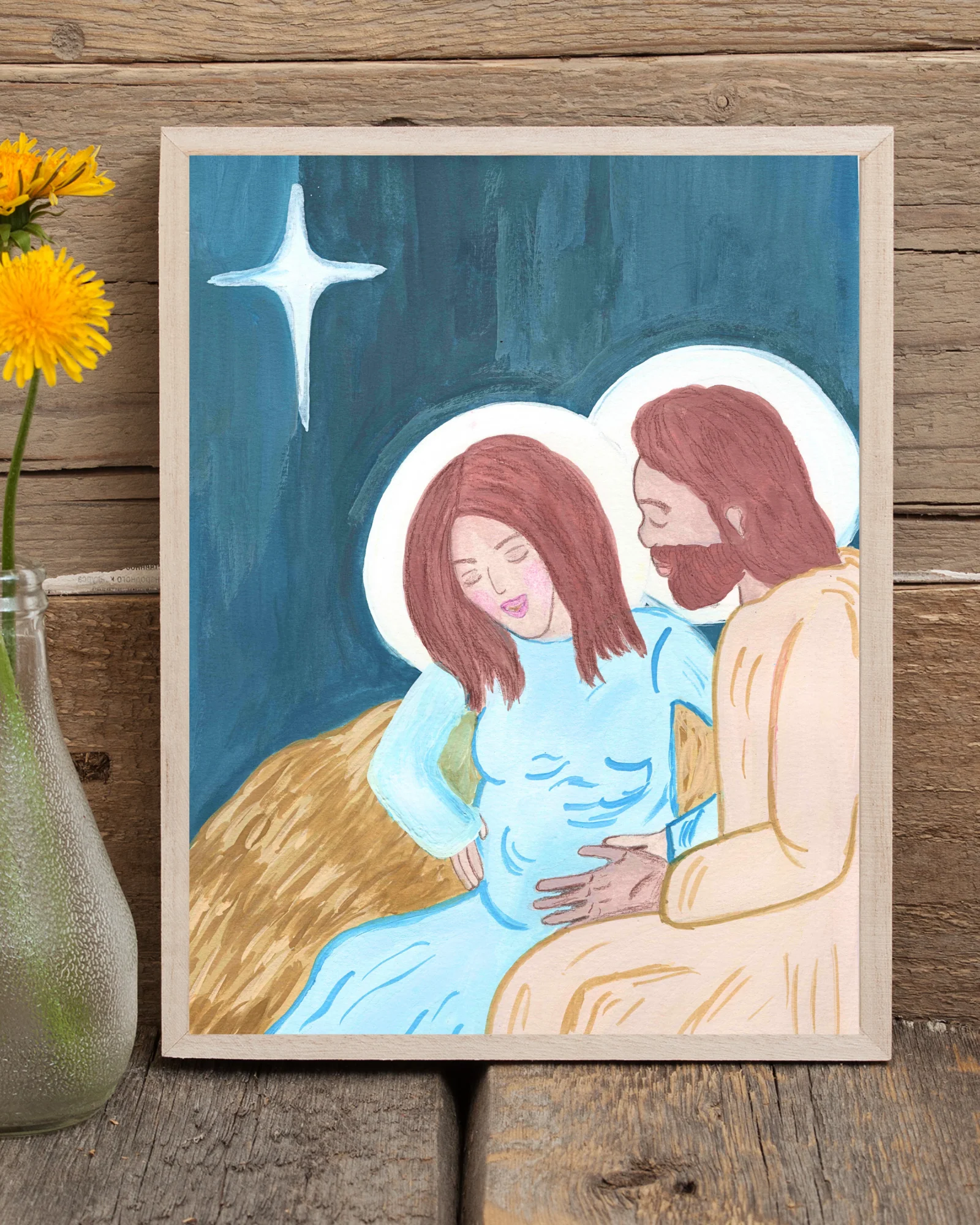 Holy Family Christmas Print - Image 4