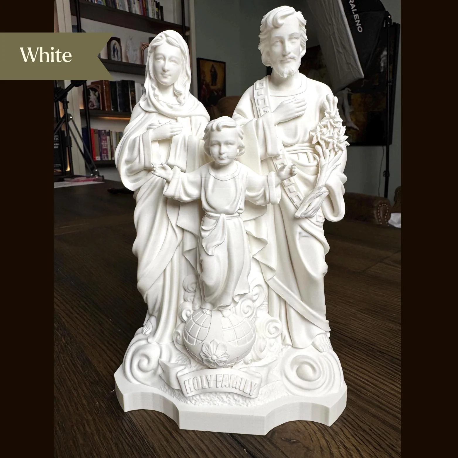 Holy Family Statue Display Stand Alone Statue 3D Printed - Image 2