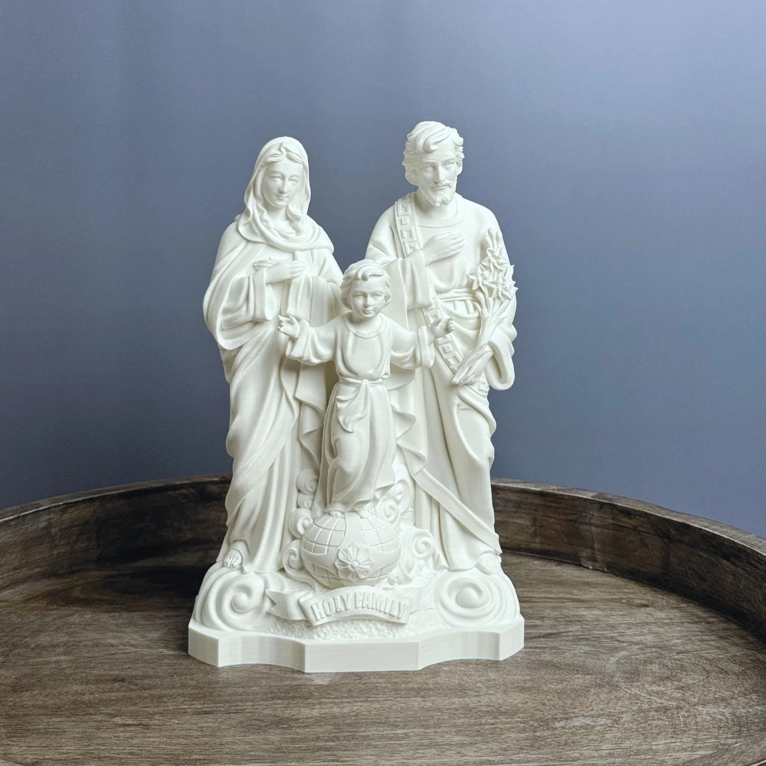 Holy Family Statue Display Stand Alone Statue 3D Printed - Image 5