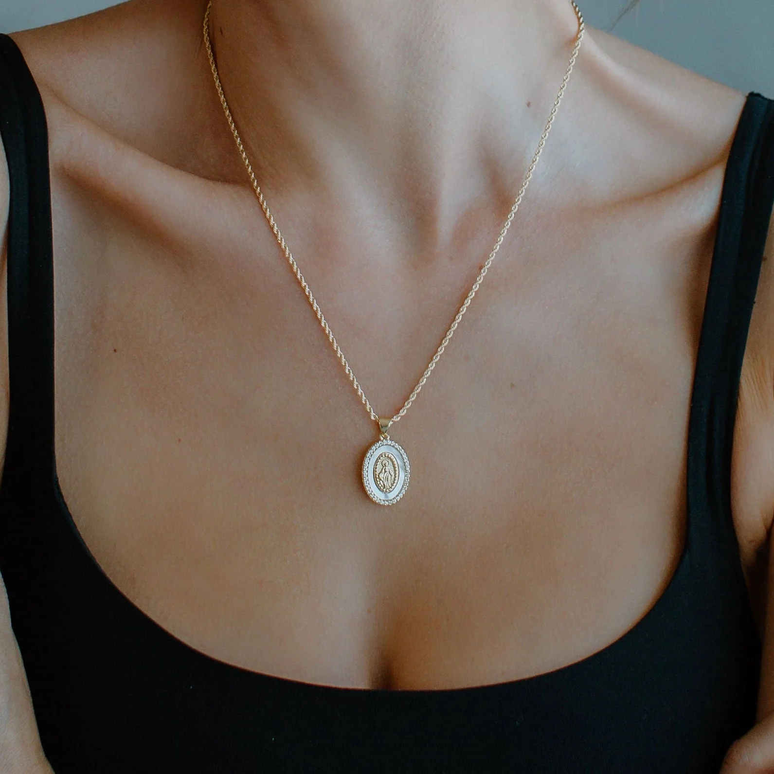 Holy Mother Mary Necklace - Image 3