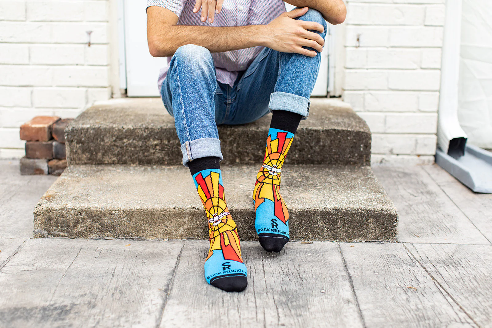 Holy Spirit Adult Socks - Image 5